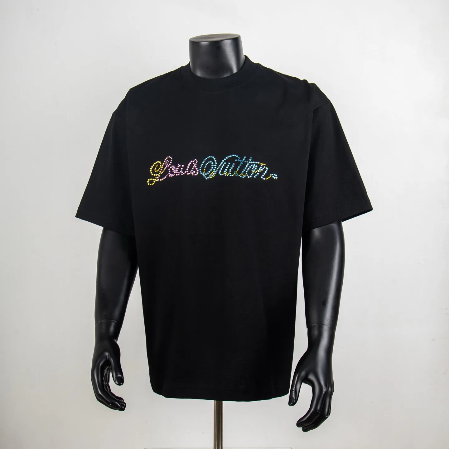 Embellished Logo Cotton T-Shirt D12515026