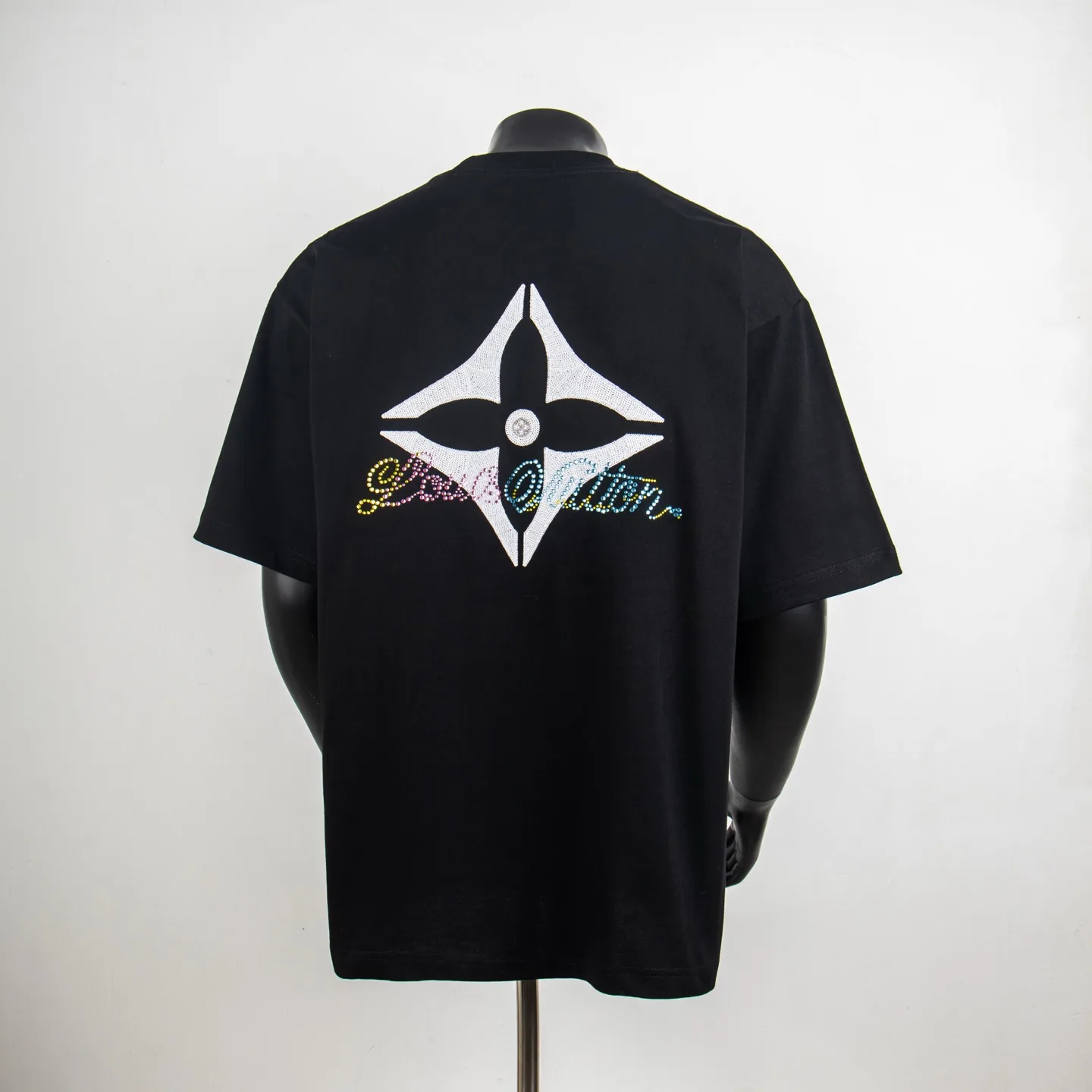 Embellished Logo Cotton T-Shirt D12515026 — view 2