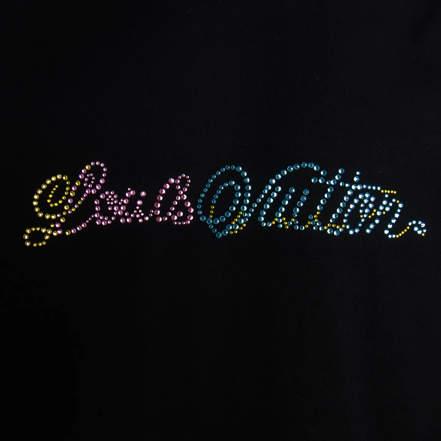Embellished Logo Cotton T-Shirt D12515026 — view 4