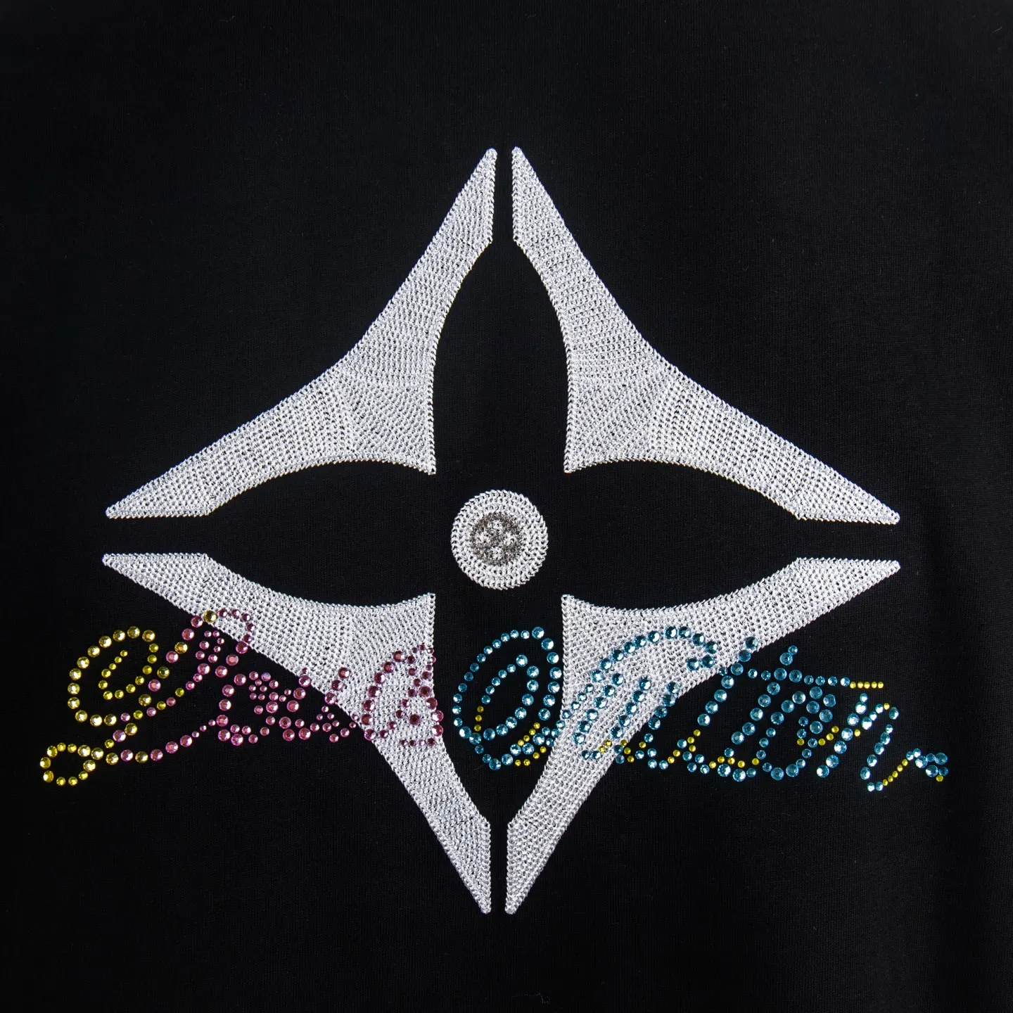 Embellished Logo Cotton T-Shirt D12515026 — view 5