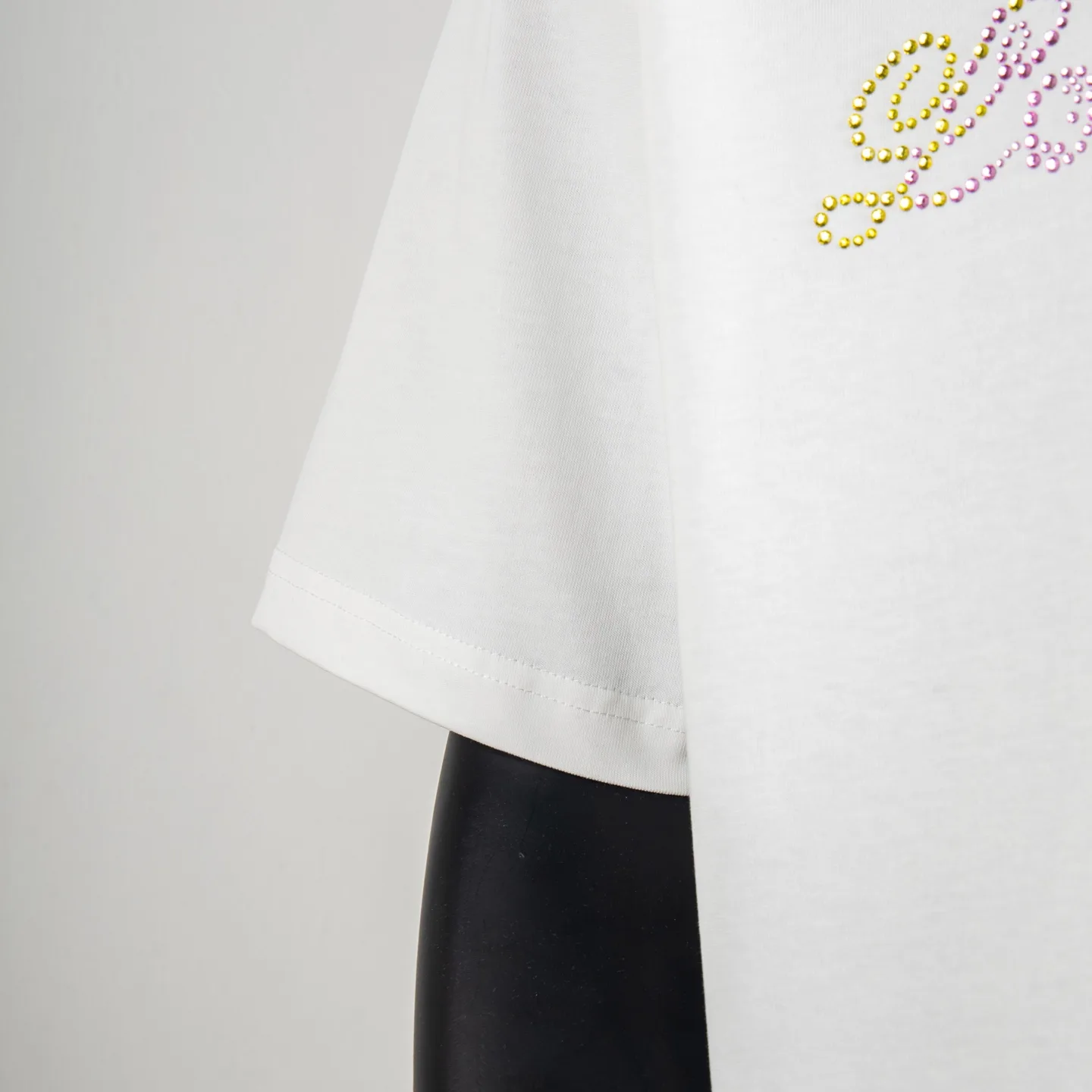 Embellished Logo Cotton T-Shirt D12515027 — view 6