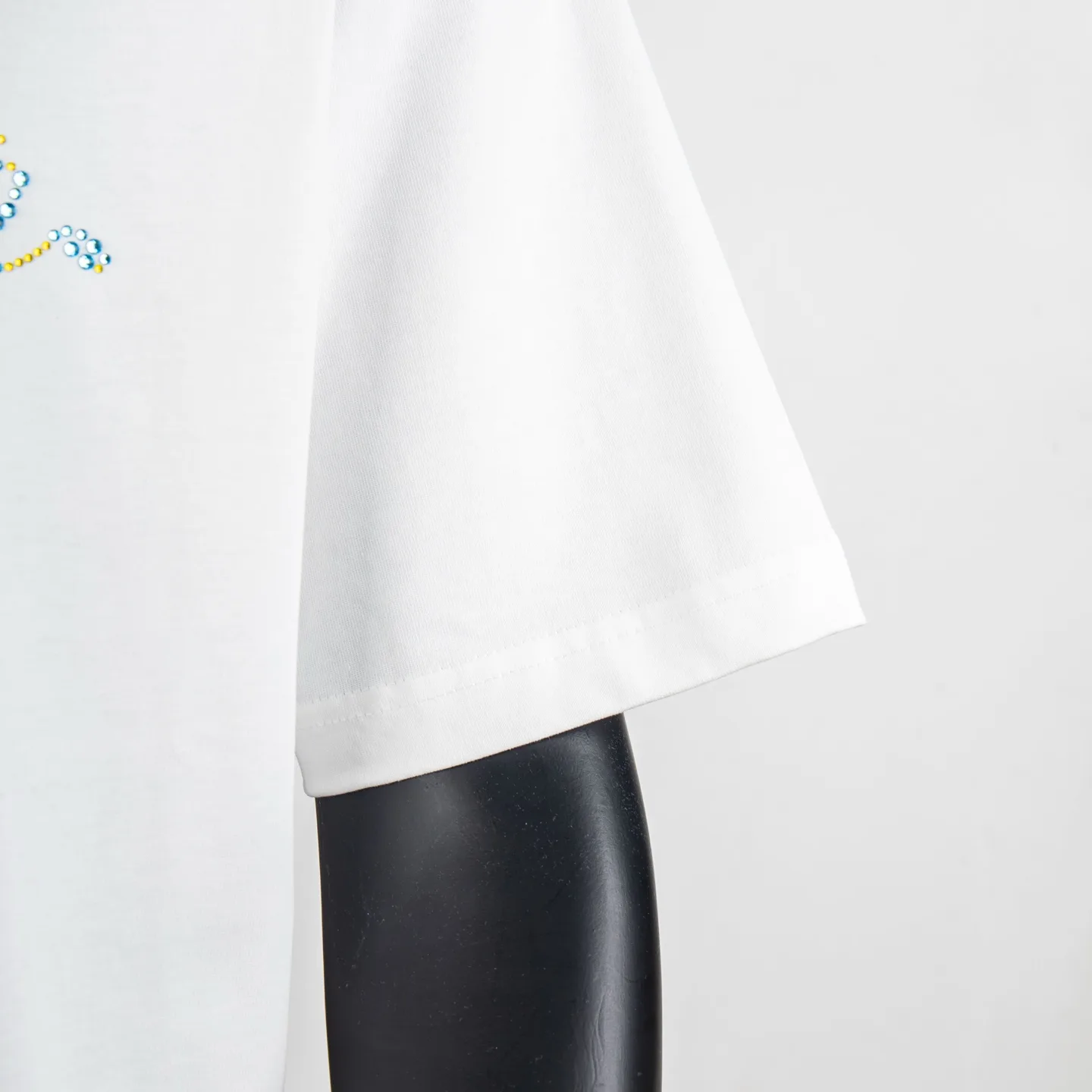 Embellished Logo Cotton T-Shirt D12515027 — view 7