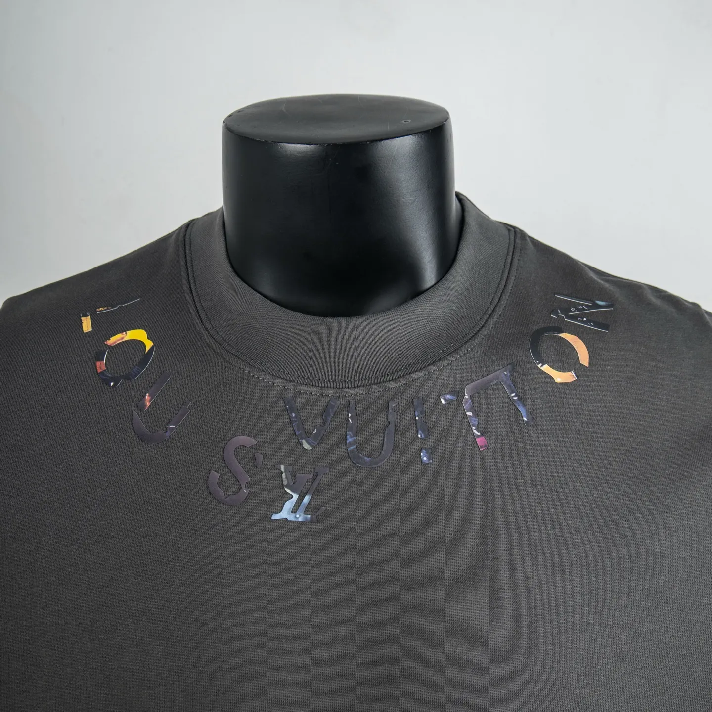 Logo Silicone Print Cotton T-Shirt D11515022 — view 3