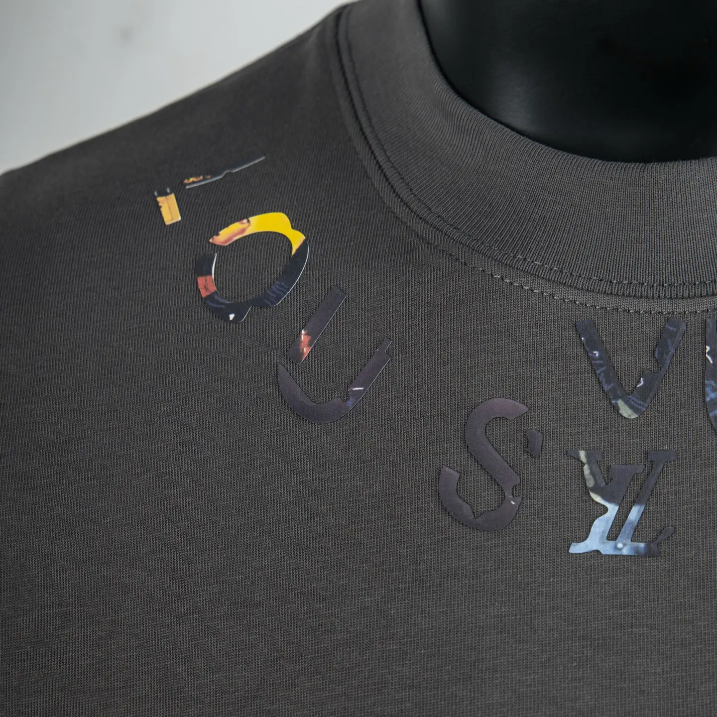 Logo Silicone Print Cotton T-Shirt D11515022 — view 5