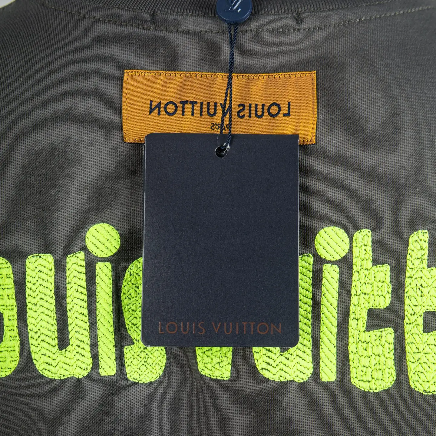 Logo Embroidered Cotton T-Shirt D11515021 — view 9
