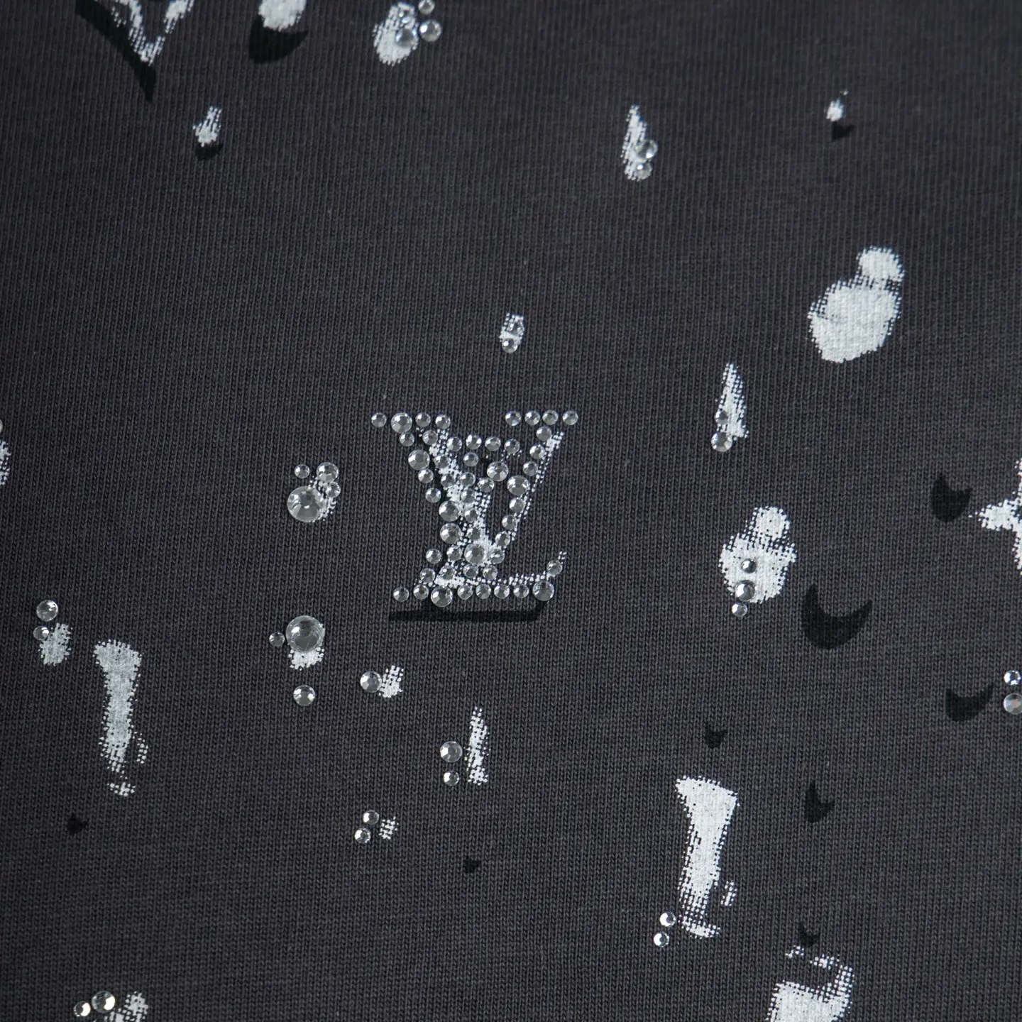 Monogram Raindrop Print Cotton T-Shirt D12515020 — view 5