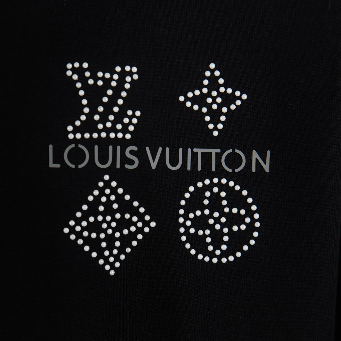 Embellished Logo Cotton T-Shirt D12515013 — view 5