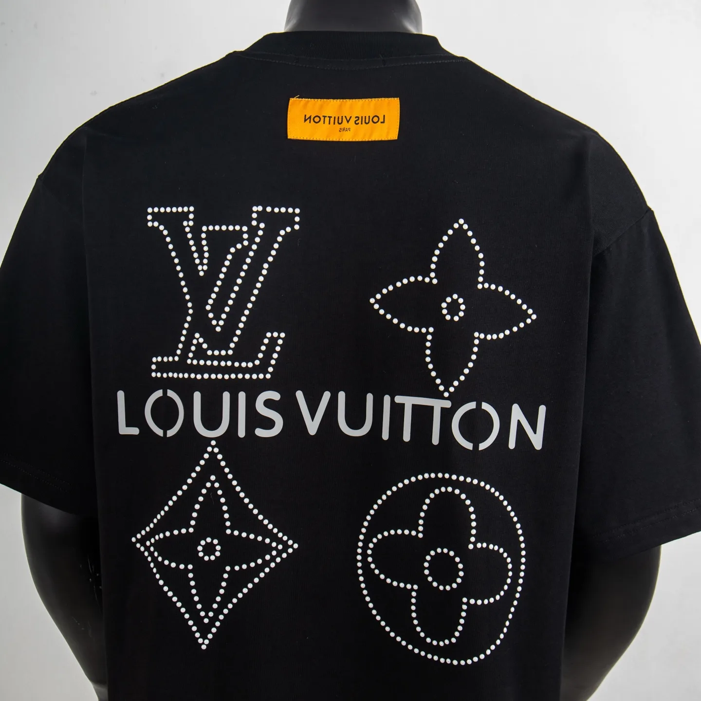 Embellished Logo Cotton T-Shirt D12515013 — view 6