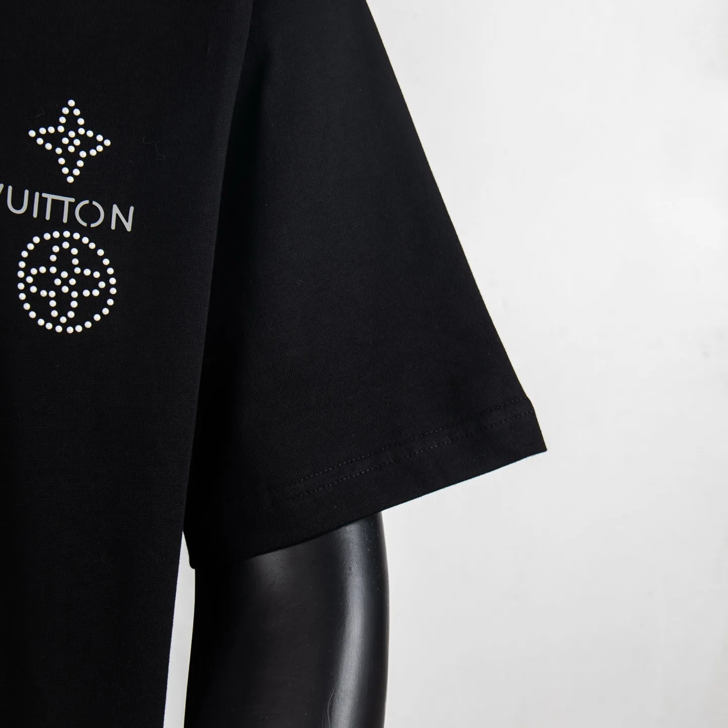 Embellished Logo Cotton T-Shirt D12515013 — view 7