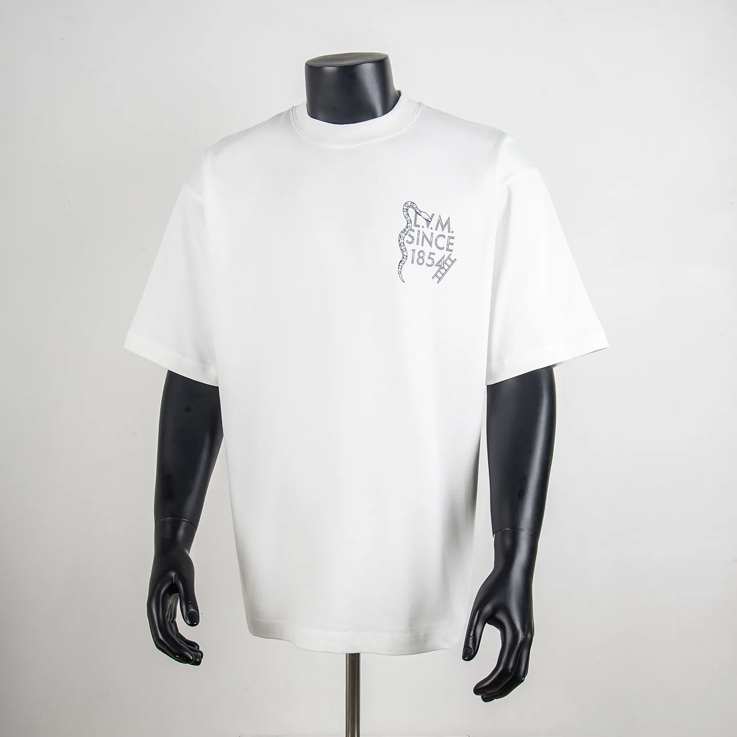 Snake Logo Graphic Cotton T-Shirt D11915007