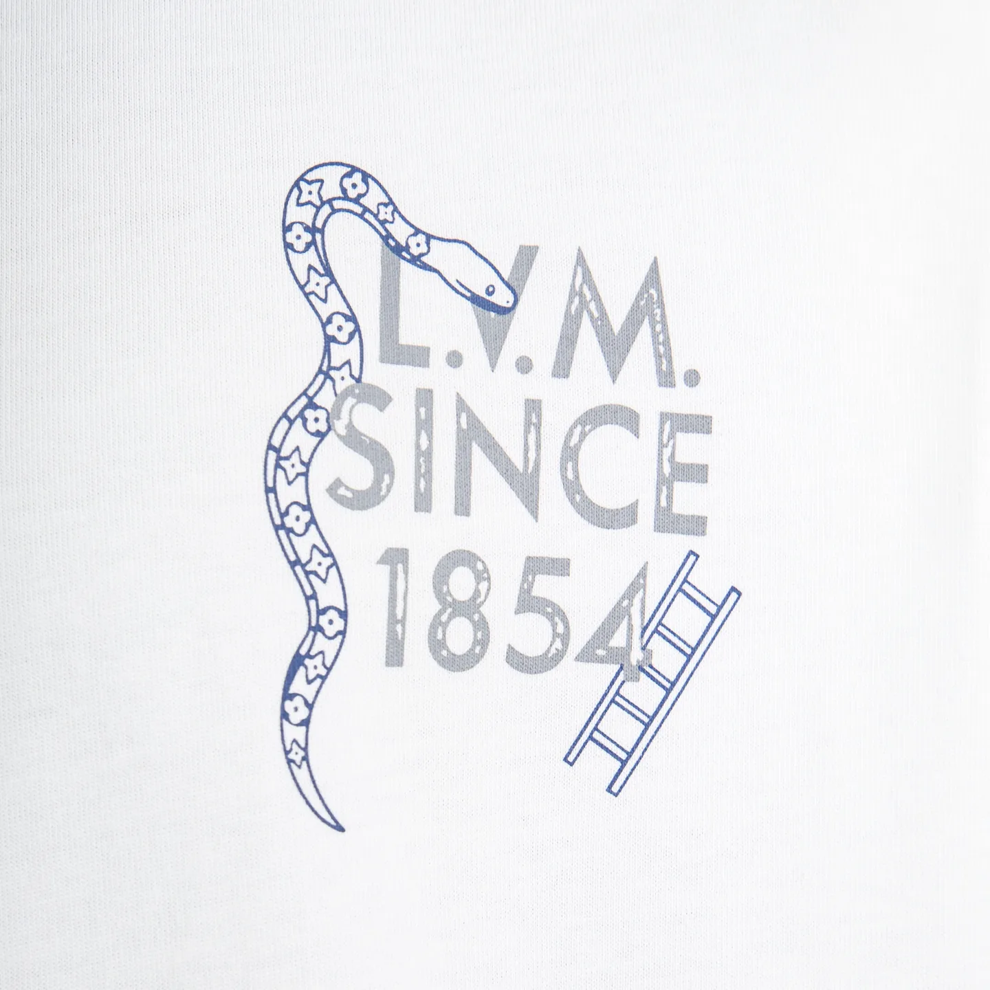 Snake Logo Graphic Cotton T-Shirt D11915007 — view 5