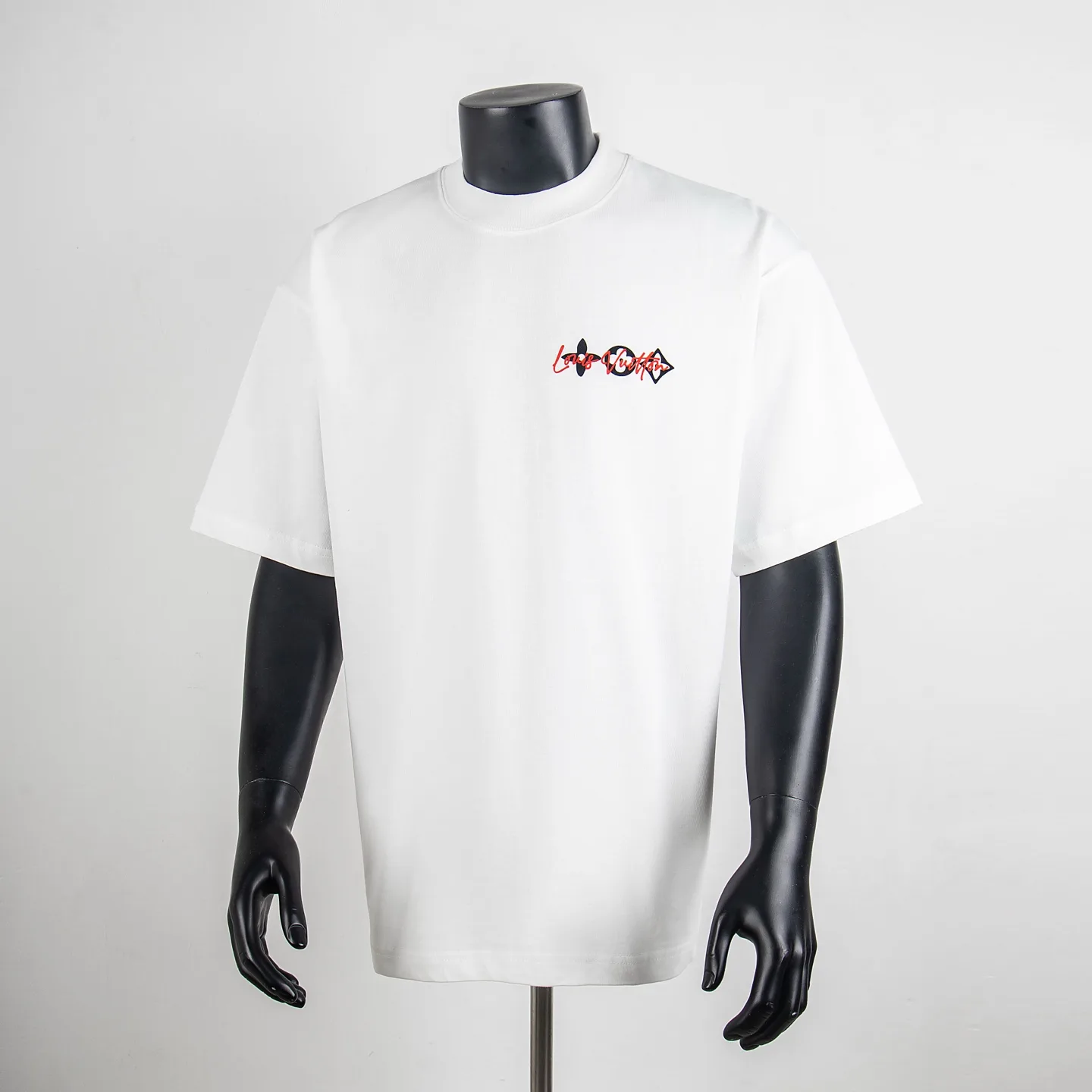 Logo Flocked Cotton-Jersey T-Shirt D11915004