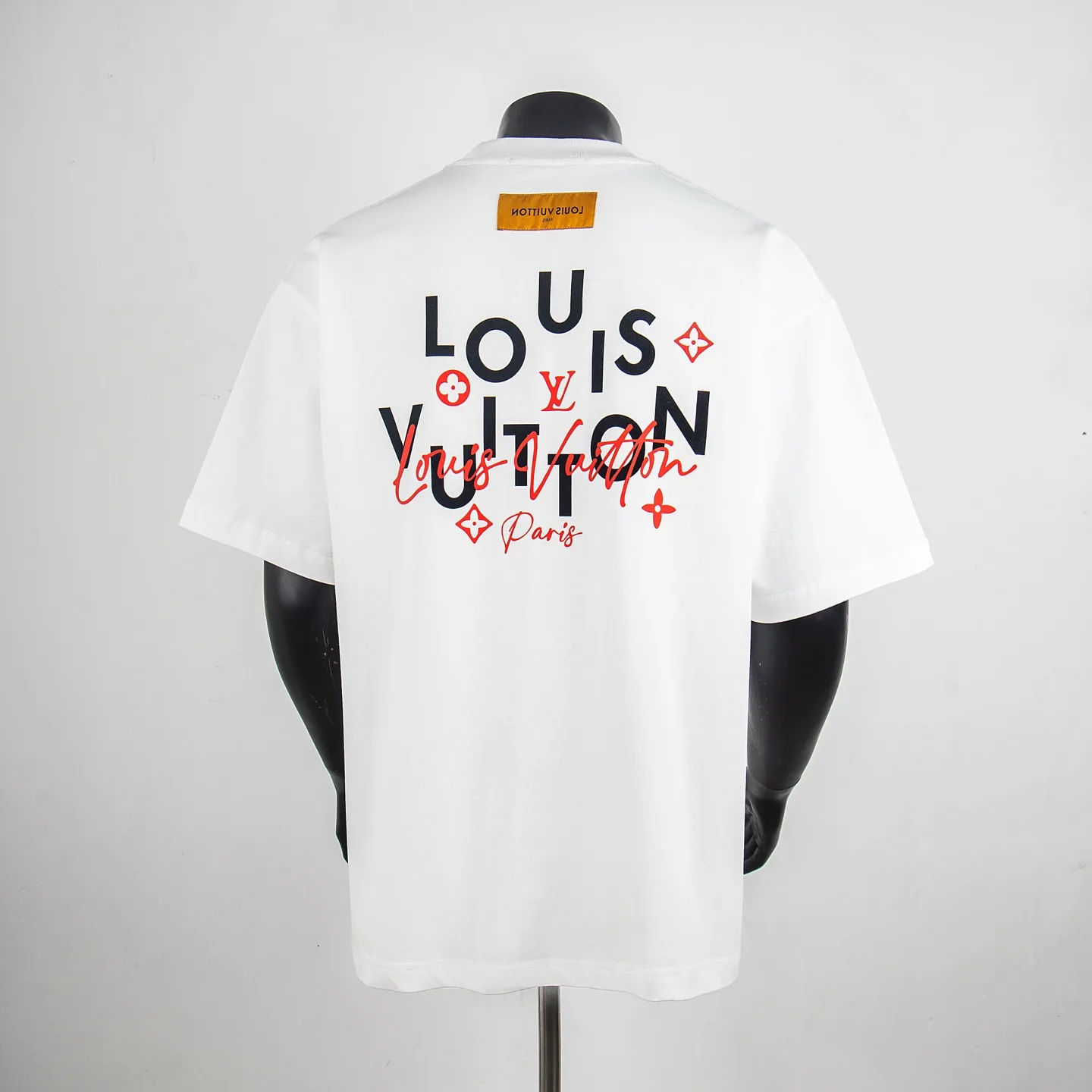 Logo Flocked Cotton-Jersey T-Shirt D11915004 — view 2