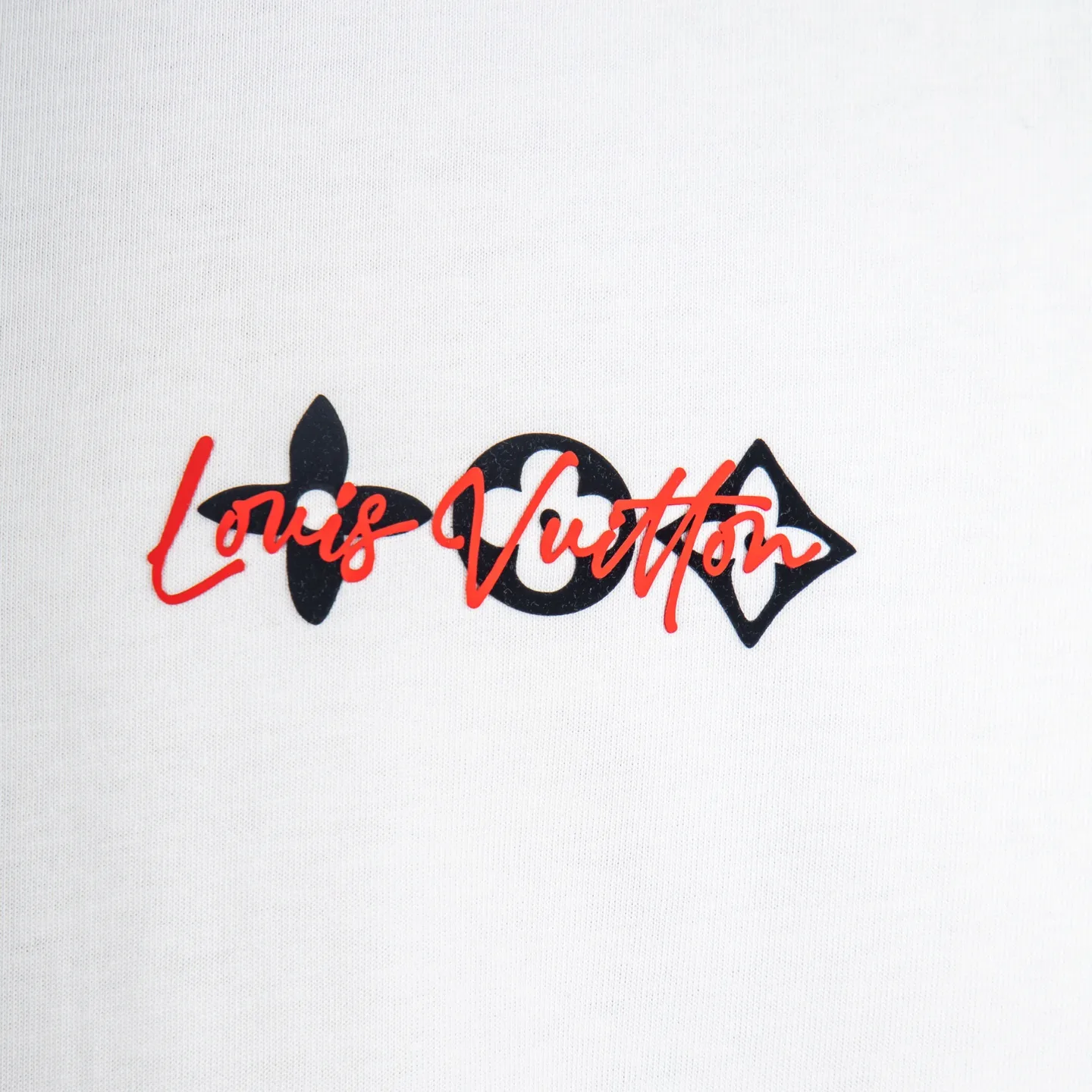 Logo Flocked Cotton-Jersey T-Shirt D11915004 — view 5