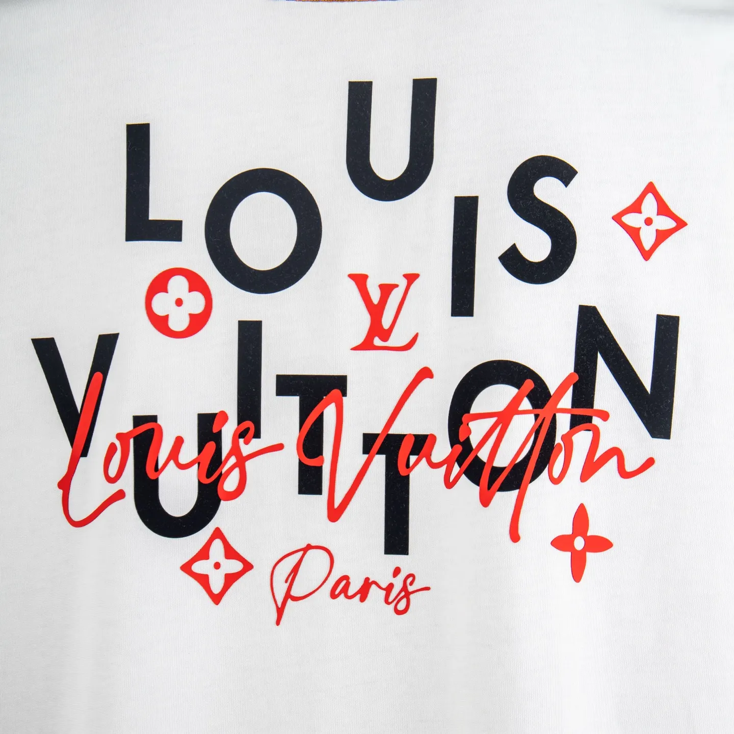 Logo Flocked Cotton-Jersey T-Shirt D11915004 — view 6