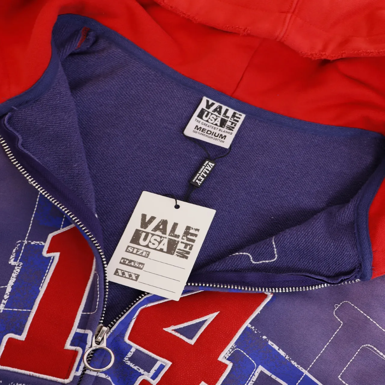 Graphic Print Zip-Up Hoodie D16511844 — view 5