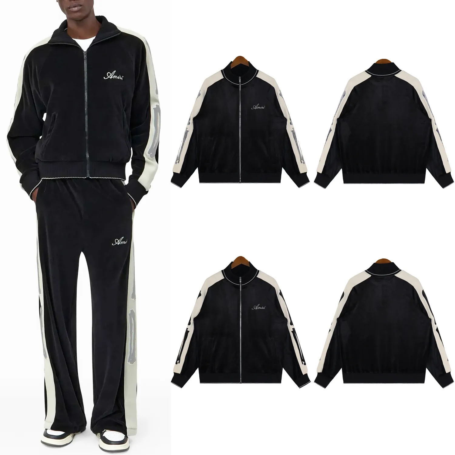 Bones Velvet Tracksuit Set D13011785 — view 3