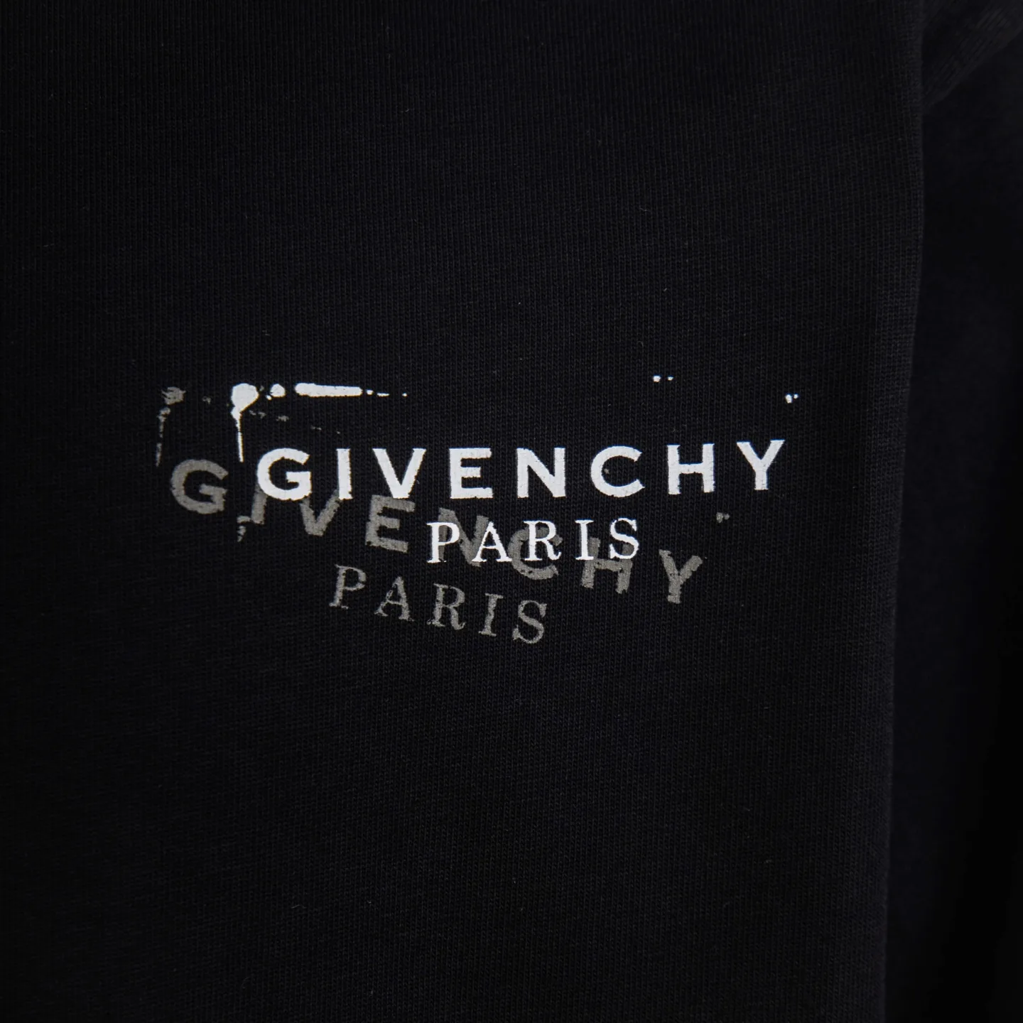 Distressed Logo Print Cotton T-Shirt D11914997 — view 5