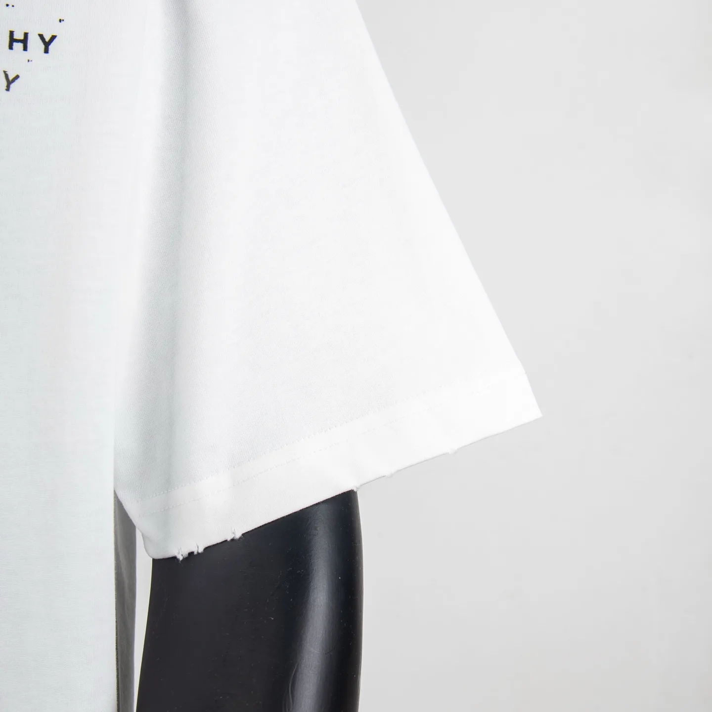 Distressed Logo Print Cotton T-Shirt D11914998 — view 7