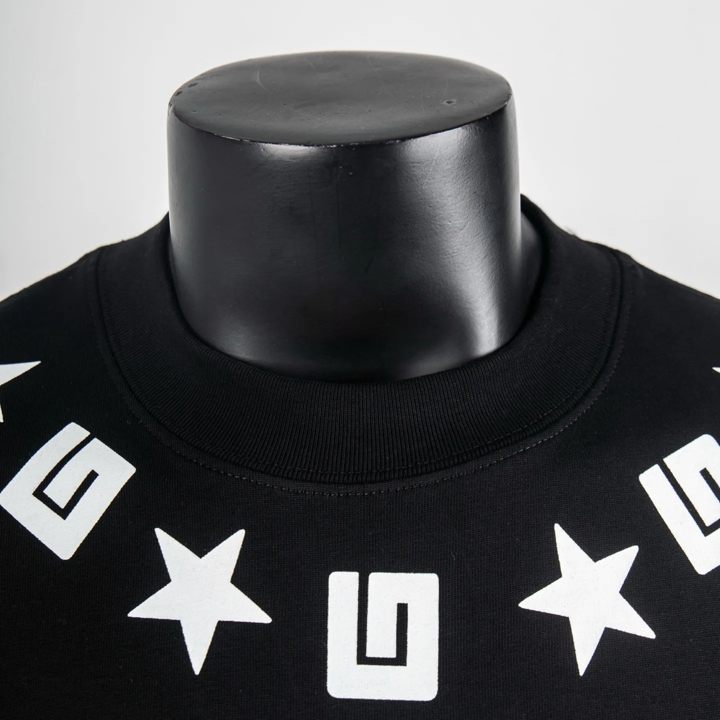 Logo and Star Print Cotton T-Shirt D11514995 — view 3