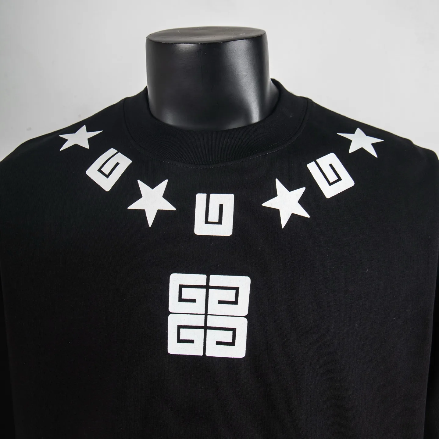 Logo and Star Print Cotton T-Shirt D11514995 — view 5