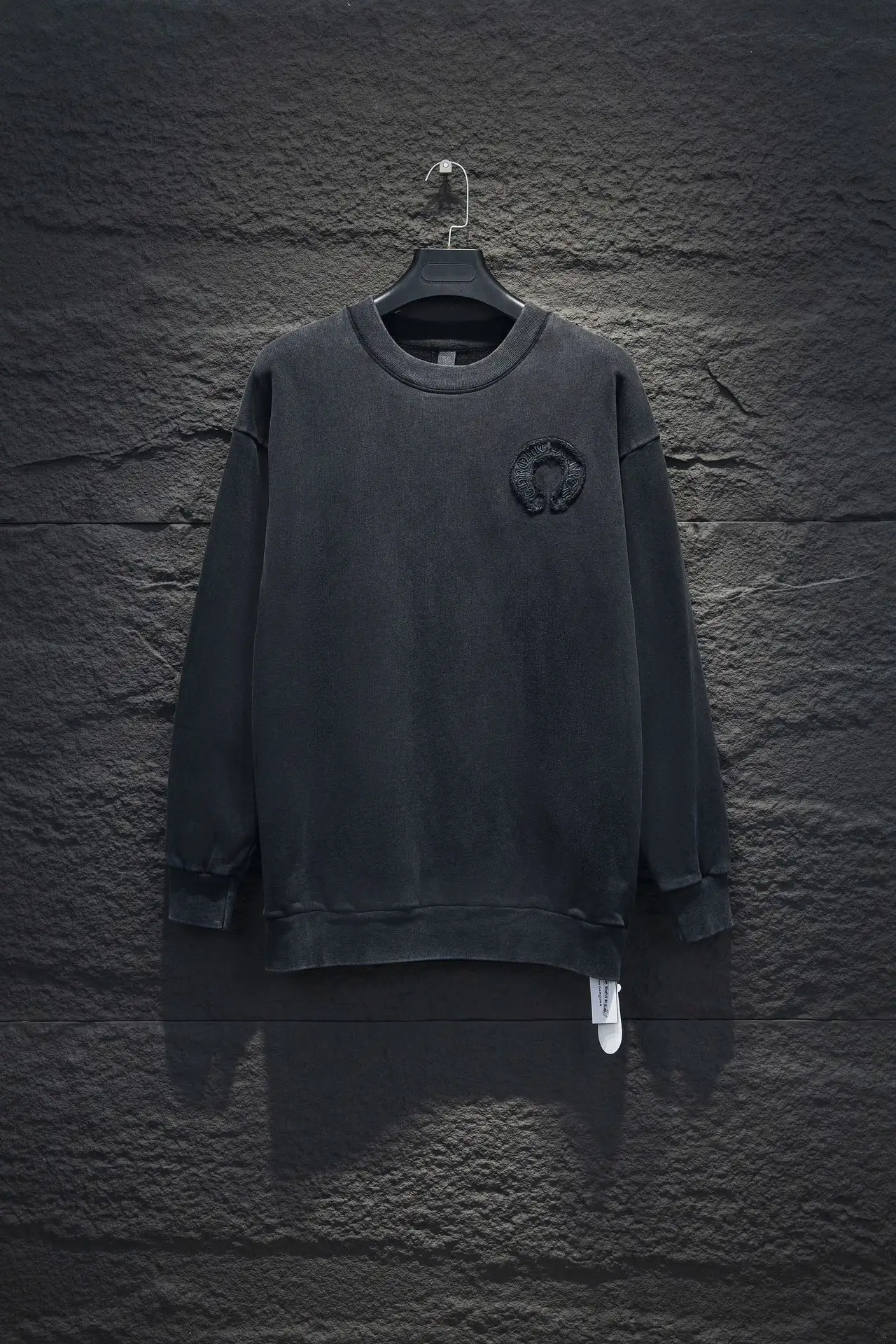 Embroidered Washed Cotton Sweatshirt D16922991