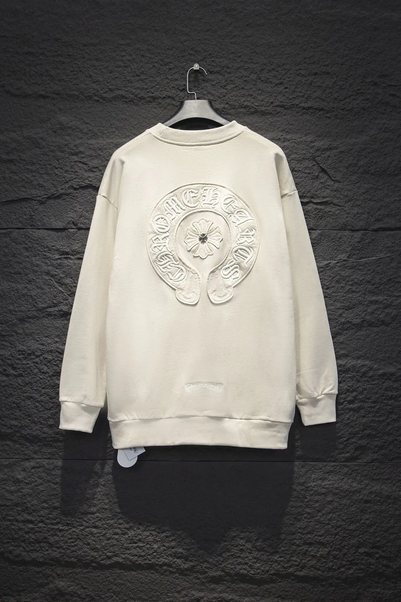 Embroidered Logo Oversized Crew-Neck Sweatshirt D16922992 — view 2