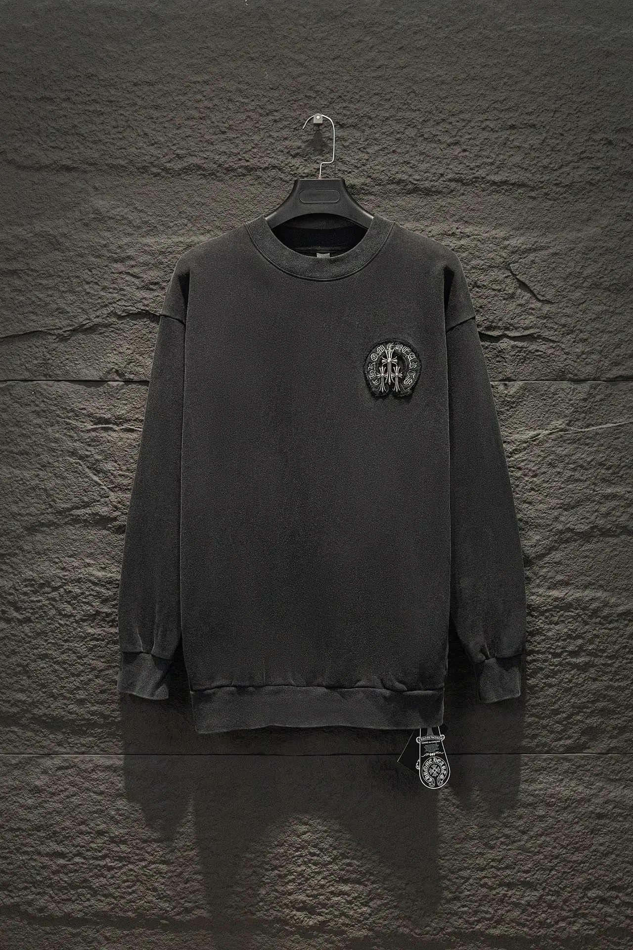 Chrome Hearts Embroidered Washed Cotton Sweatshirt D17522993