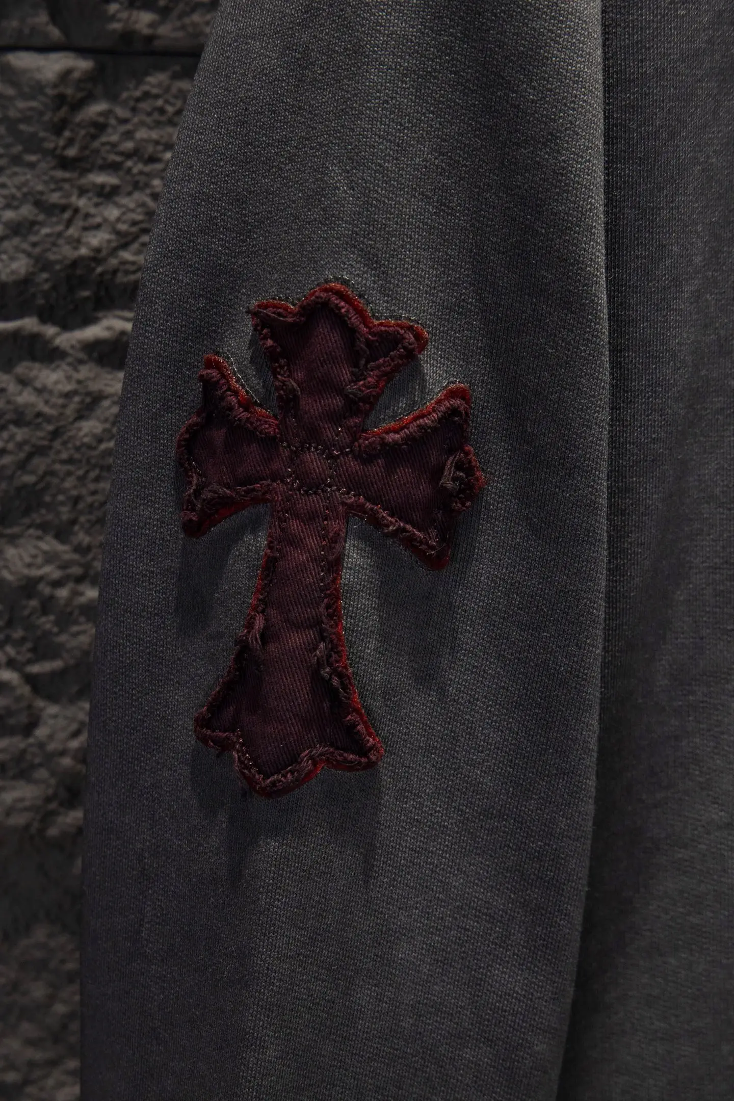 Embroidered Logo Oversized Cotton Hoodie D20922984 — view 7