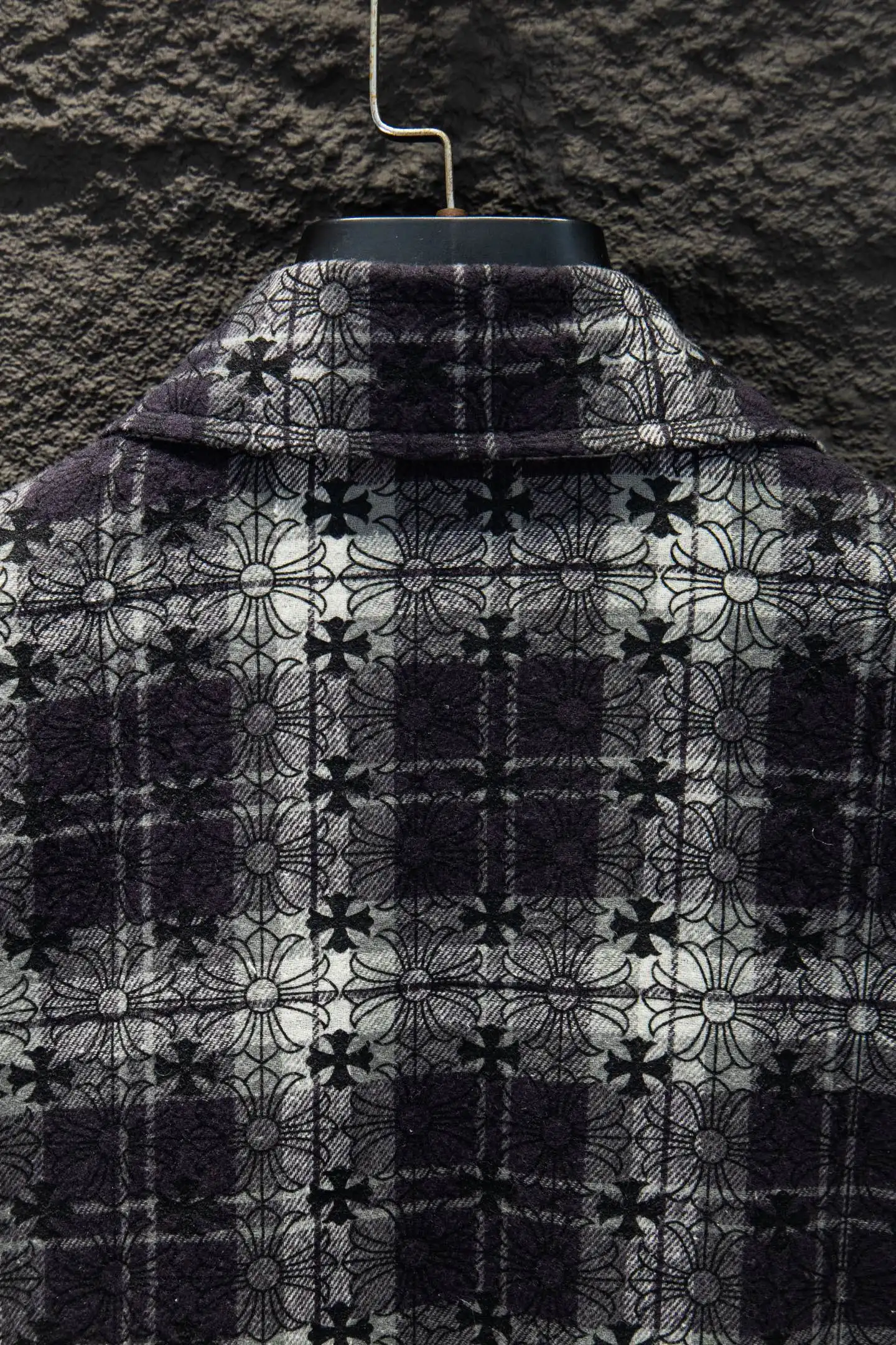 Monogram Jacquard Plaid Flannel Shirt D16922904 — view 5