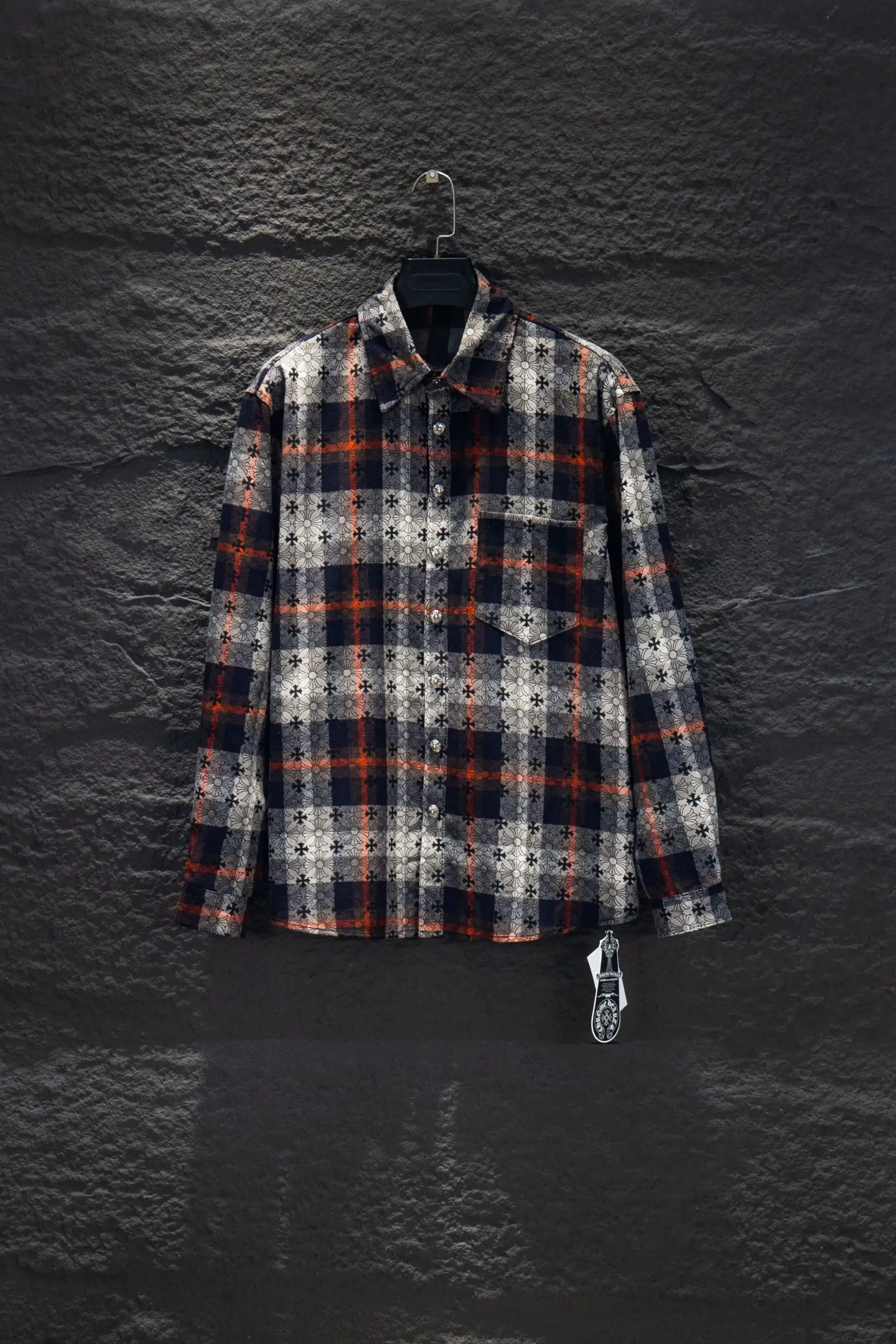 Chrome Hearts Monogram Plaid Jacquard Shirt D16922905