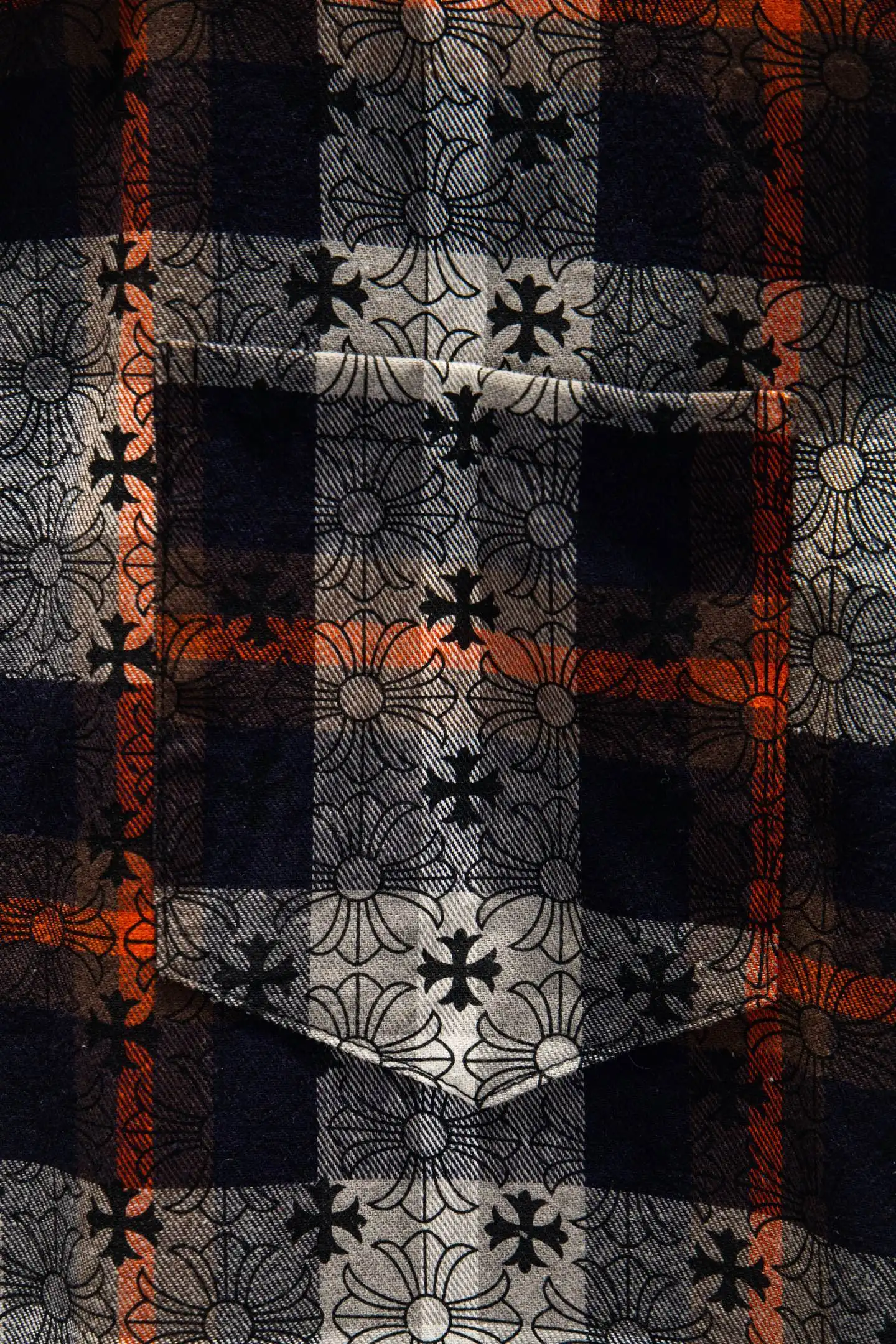 Chrome Hearts Monogram Plaid Jacquard Shirt D16922905 — view 5