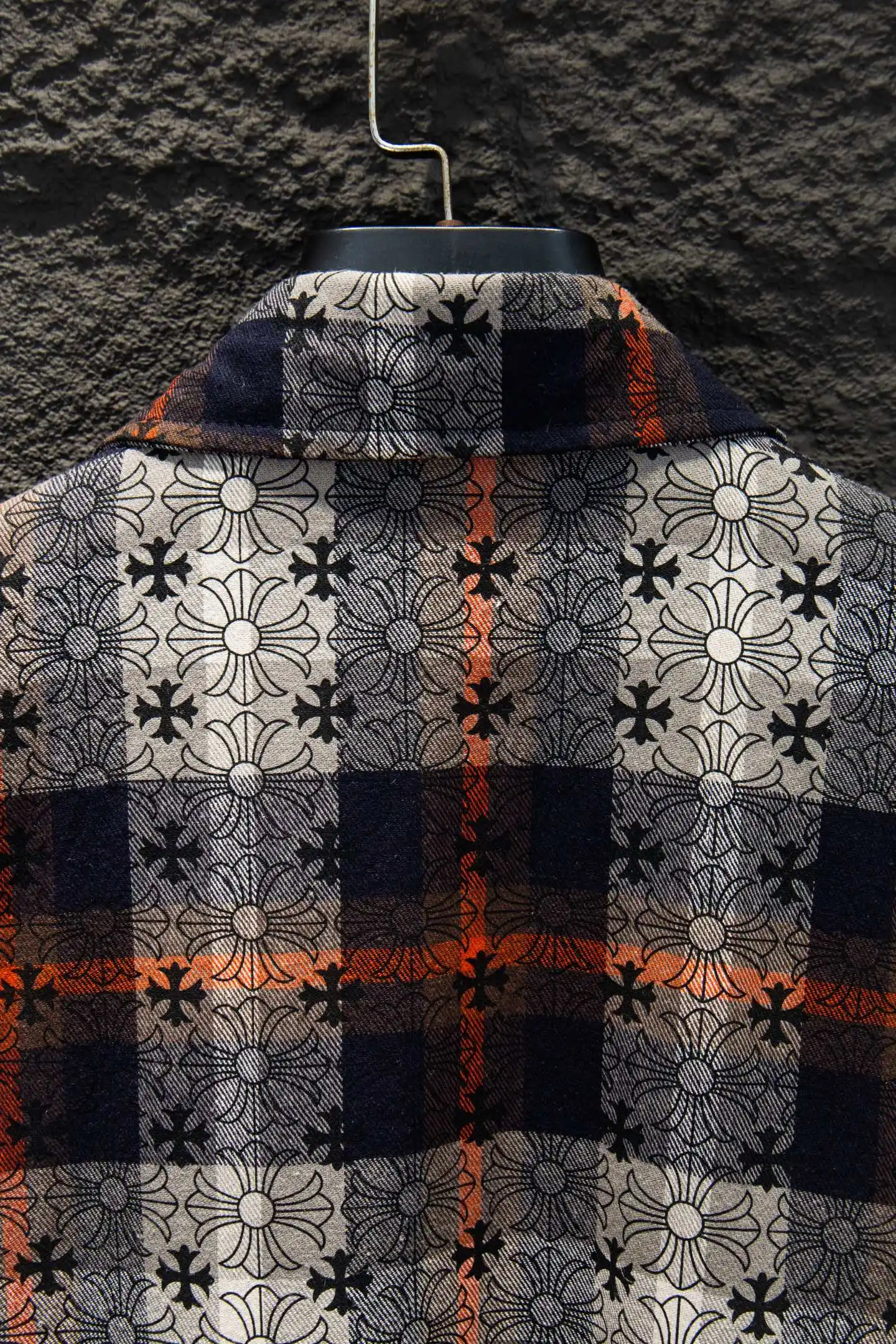 Chrome Hearts Monogram Plaid Jacquard Shirt D16922905 — view 6