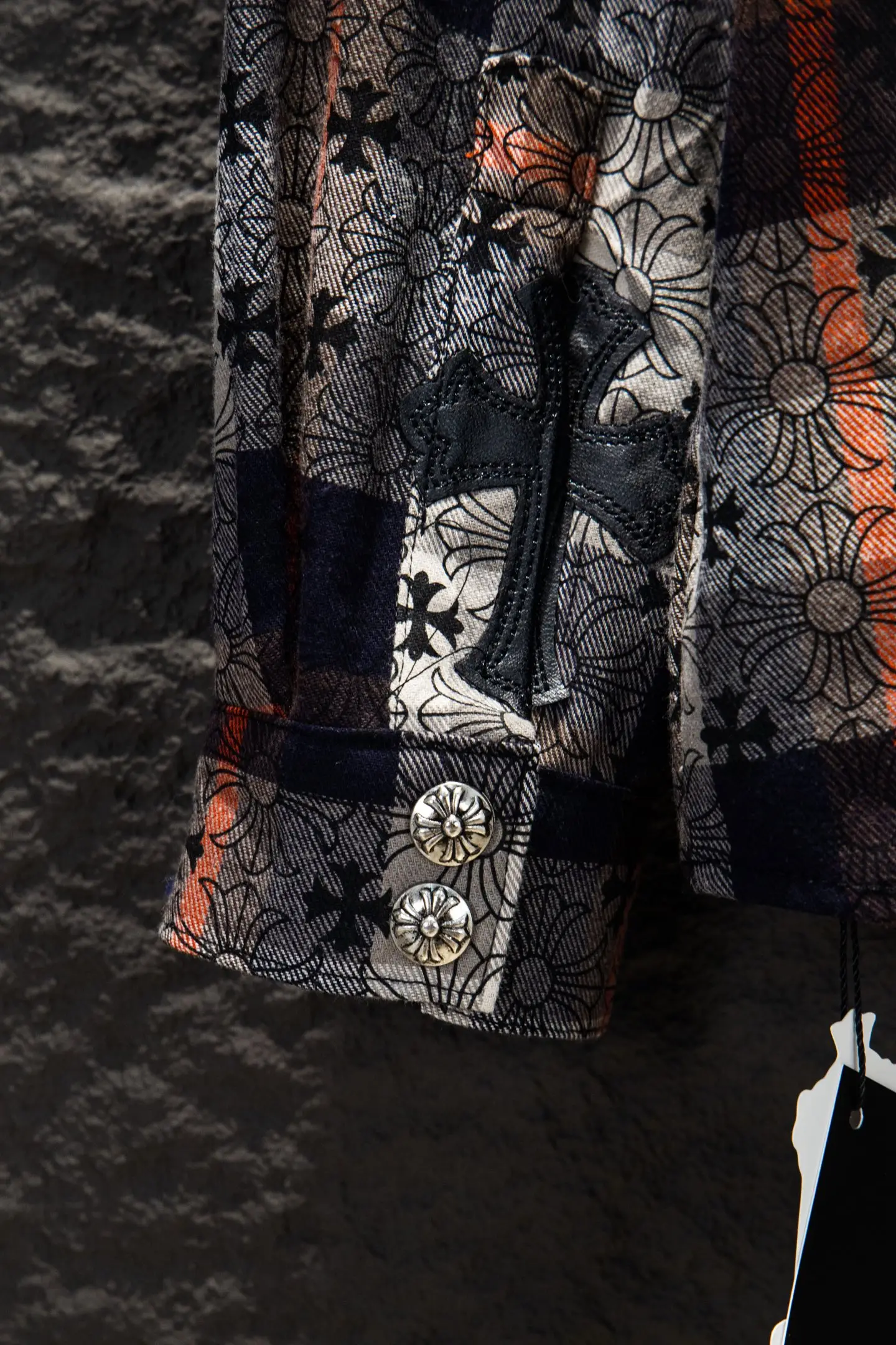 Chrome Hearts Monogram Plaid Jacquard Shirt D16922905 — view 7