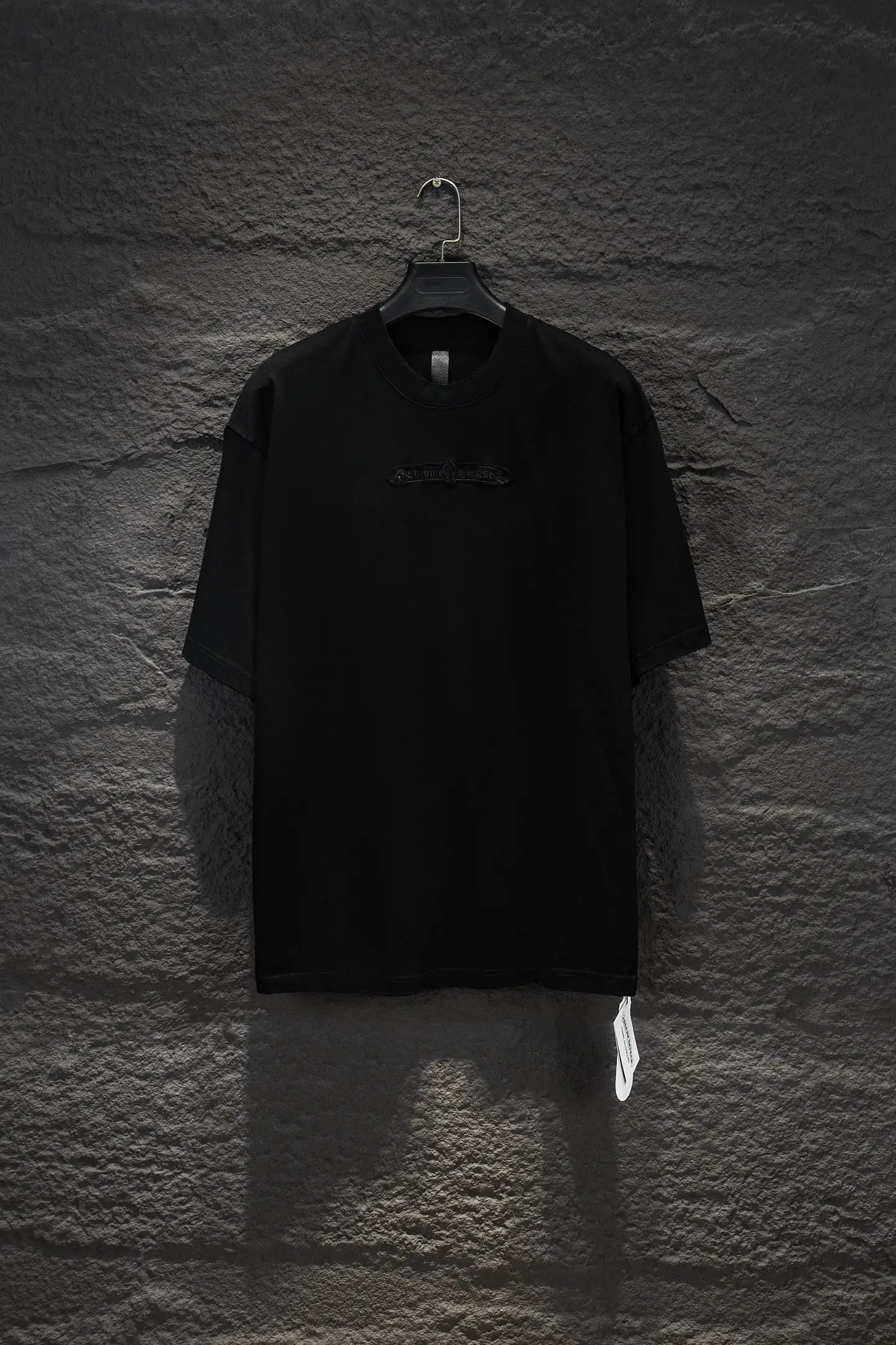 Embroidered Distressed Oversized T-Shirt D14514960