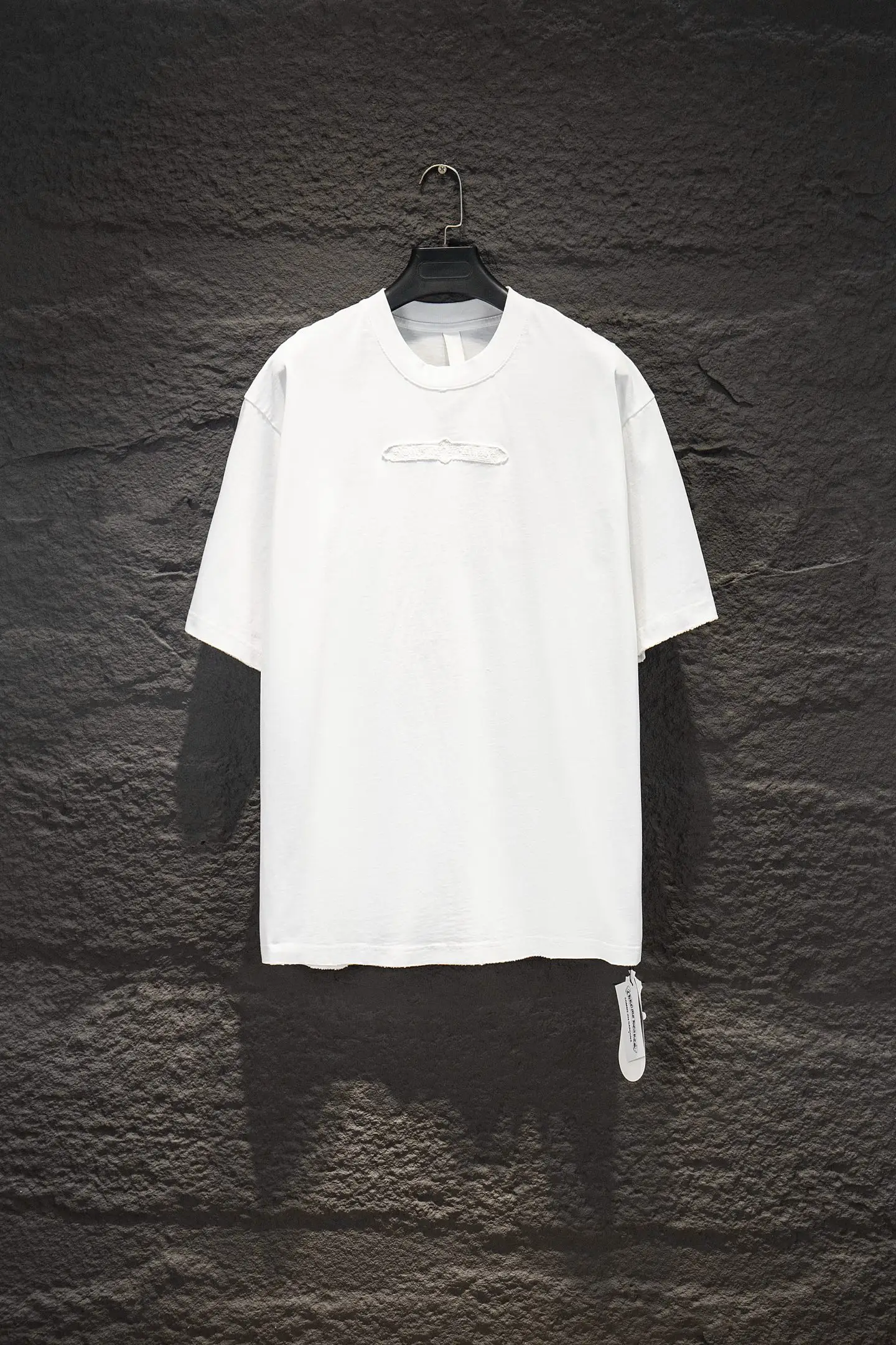 Distressed Embroidered Oversized T-Shirt D14514961