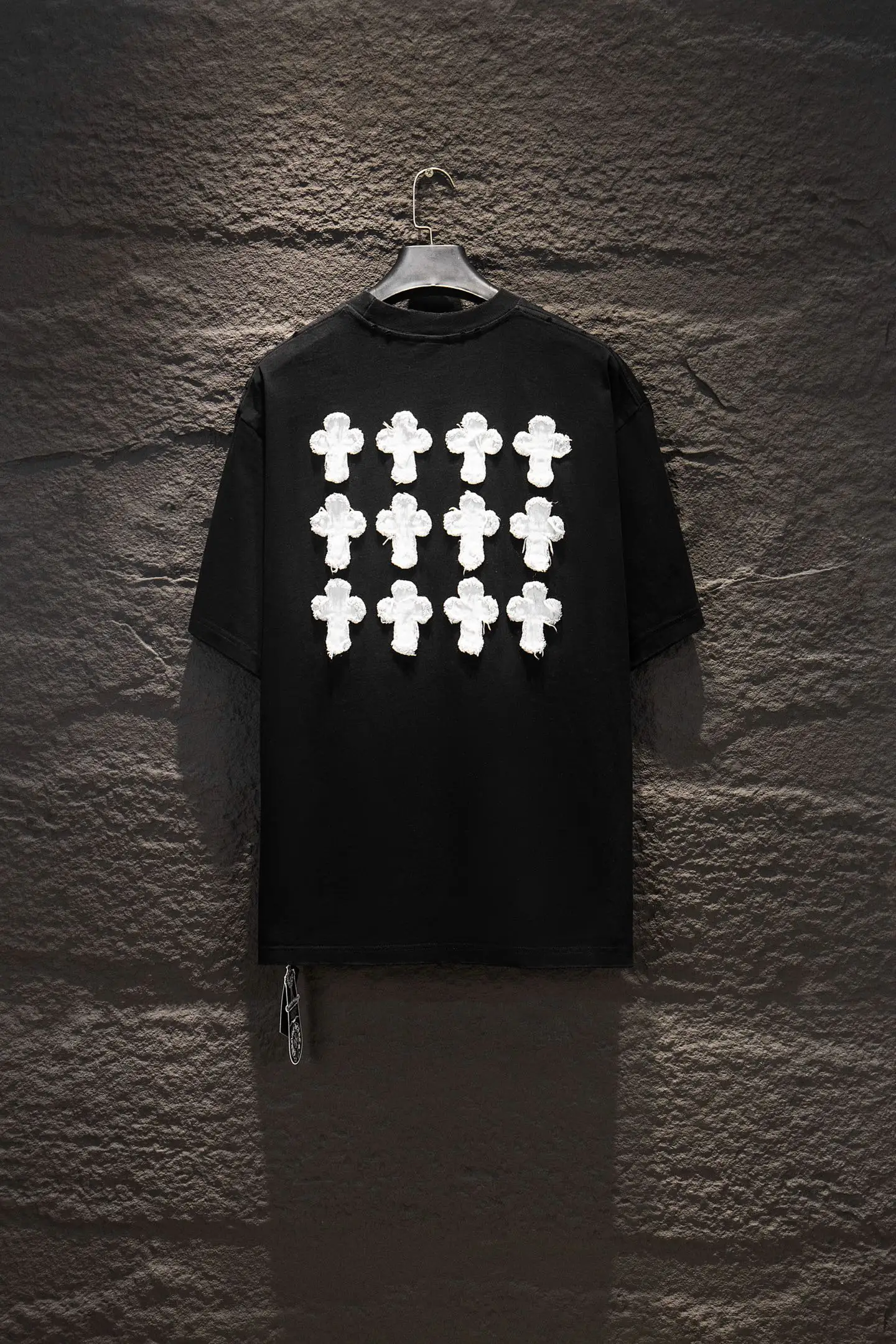 Distressed Embroidered Oversized T-Shirt D13514959 — view 2
