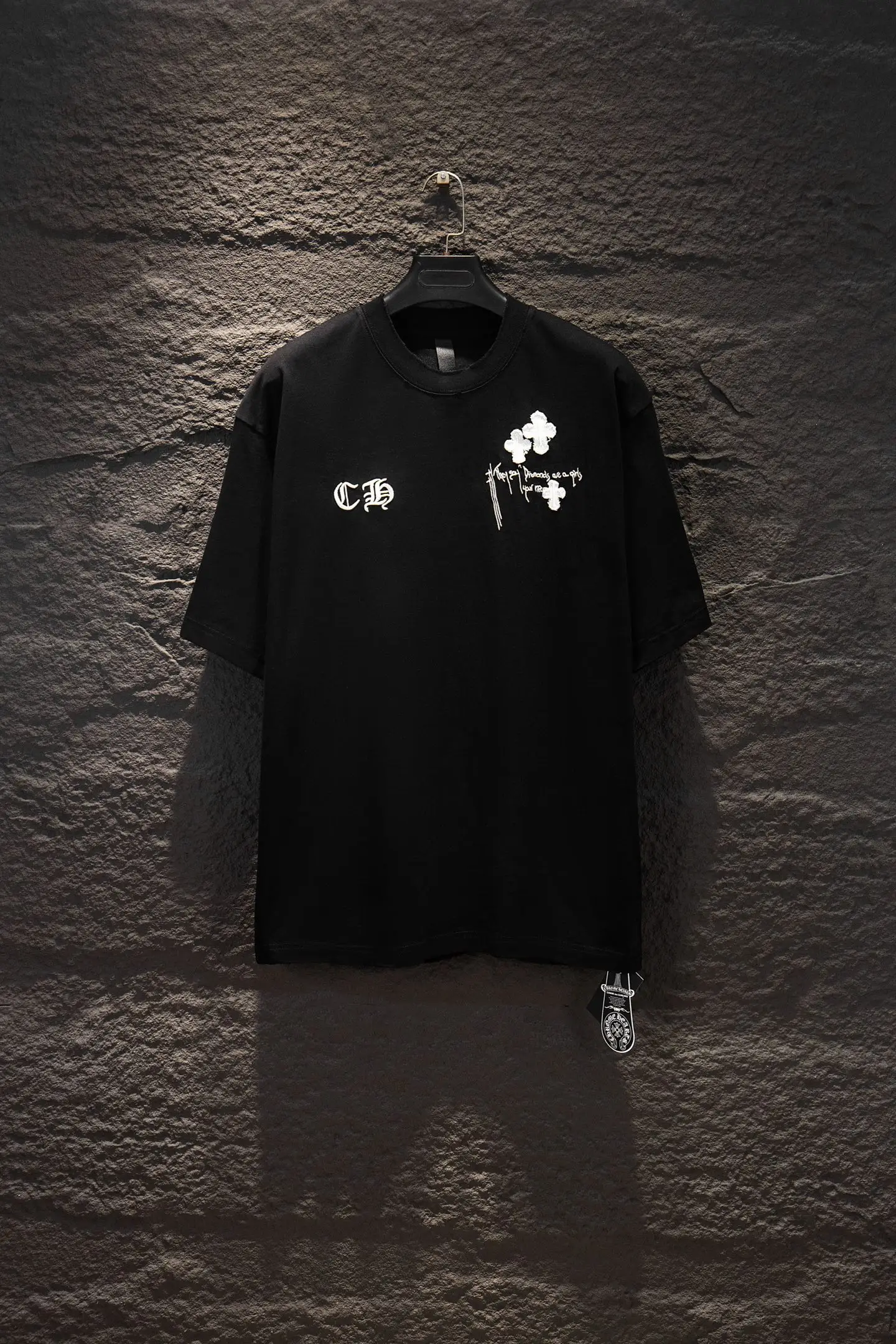 Logo Patch Embroidered Oversized T-Shirt D13514957
