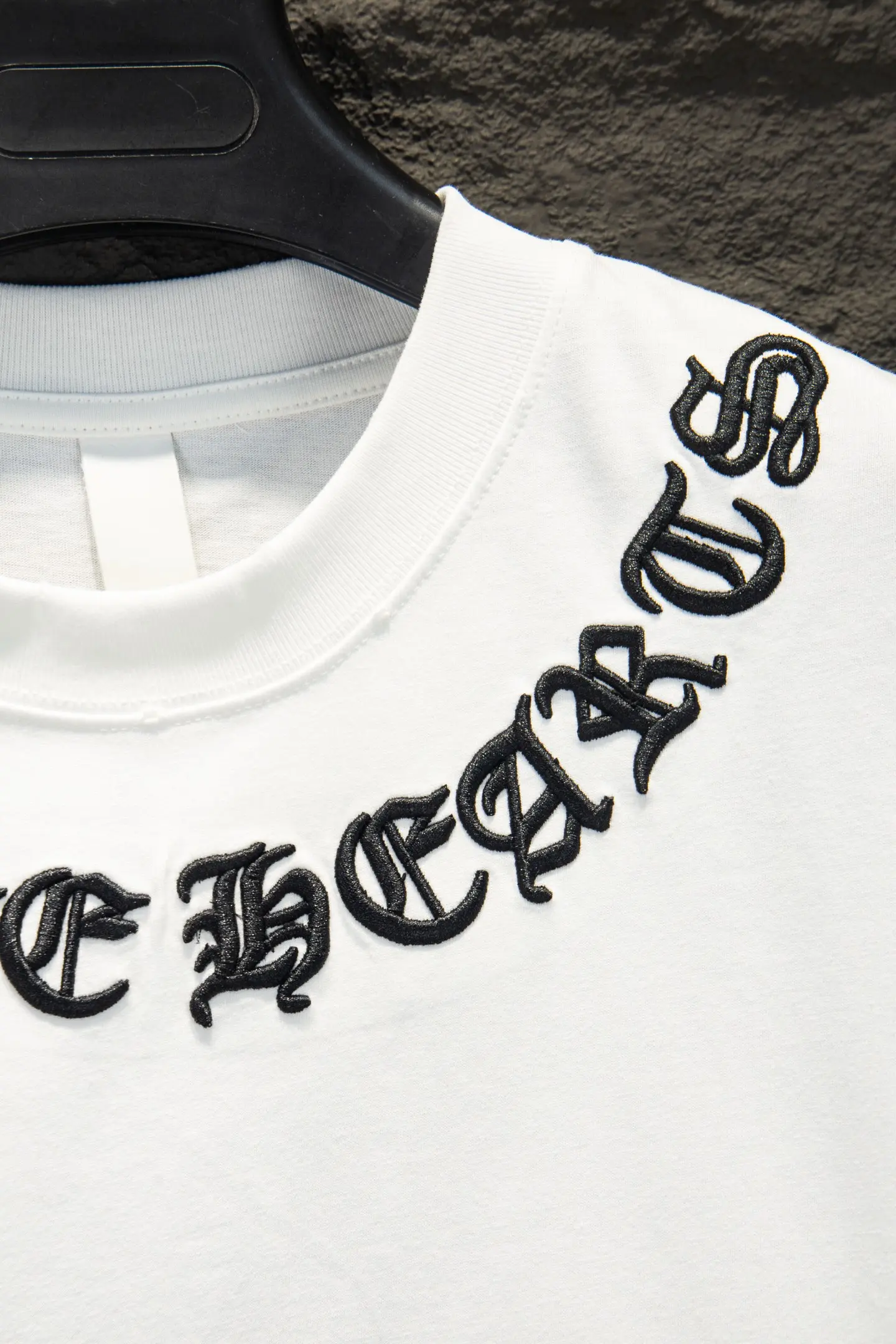 Embroidered Distressed Oversized T-Shirt D12514950 — view 6