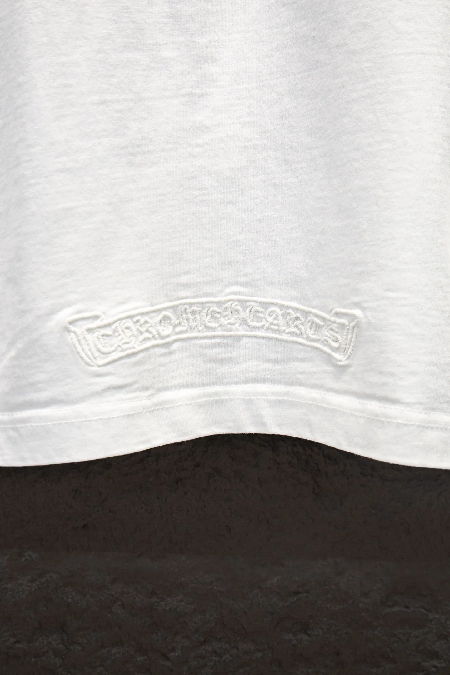Embroidered Oversized Washed Cotton T-Shirt D13514946 — view 7