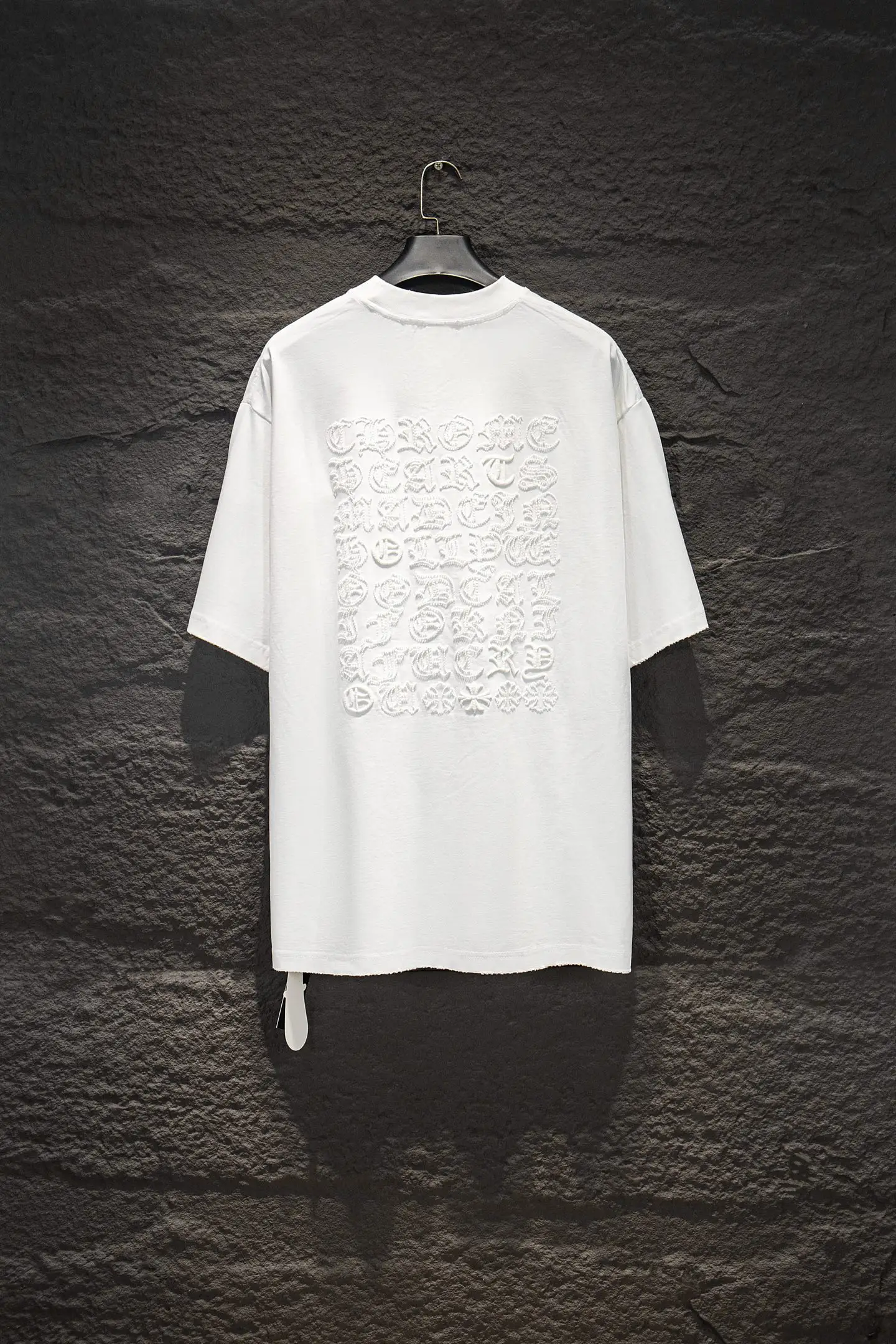 Embroidered Oversized Cotton T-Shirt D13514942 — view 2