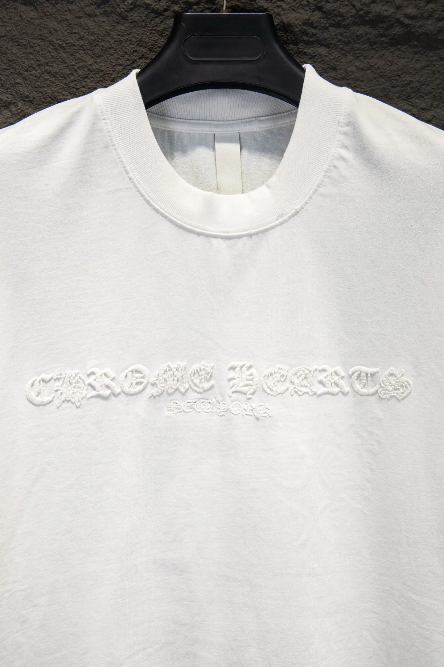Embroidered Oversized Cotton T-Shirt D13514942 — view 4