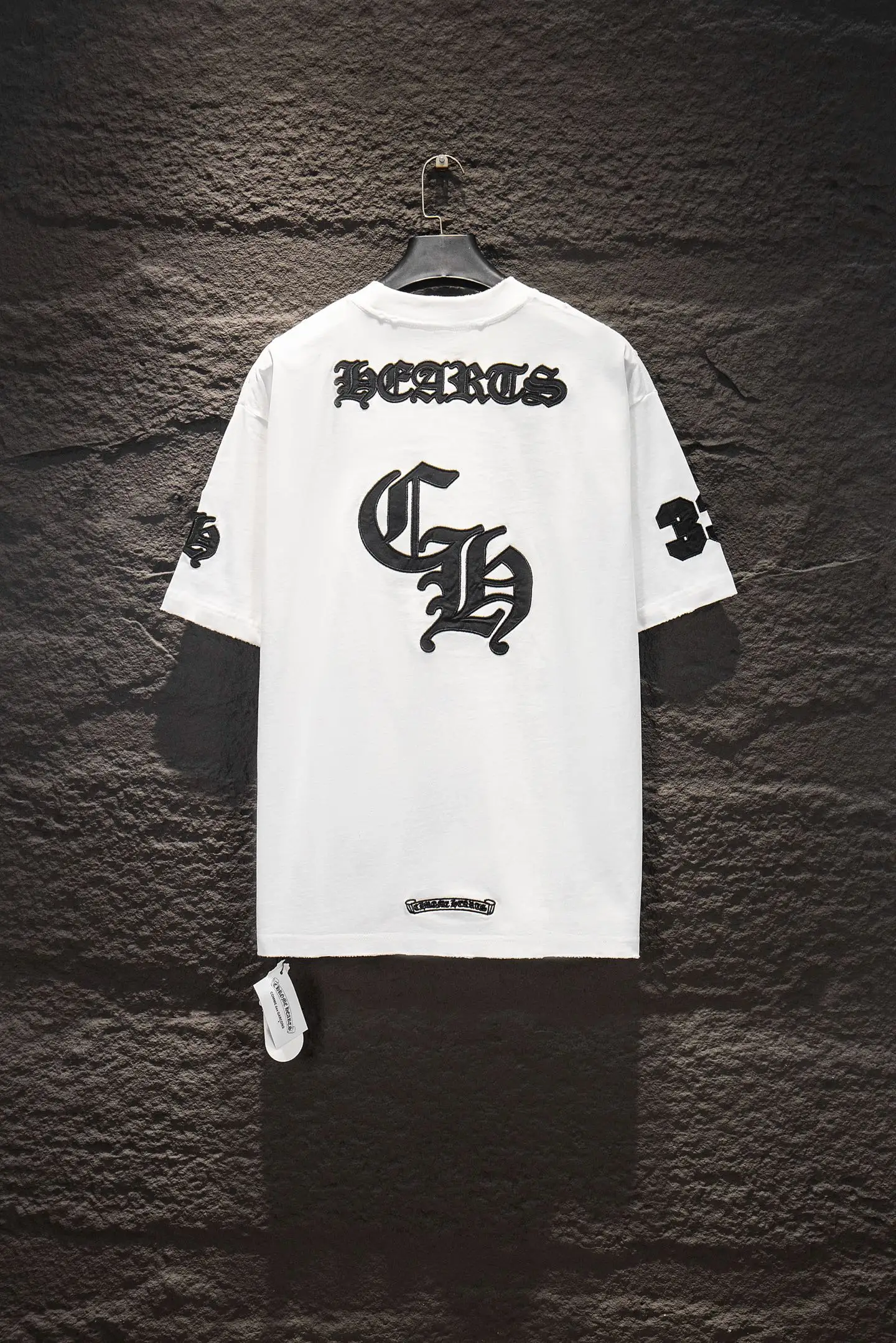 Logo Embroidered Oversized Cotton T-Shirt D13514940 — view 2