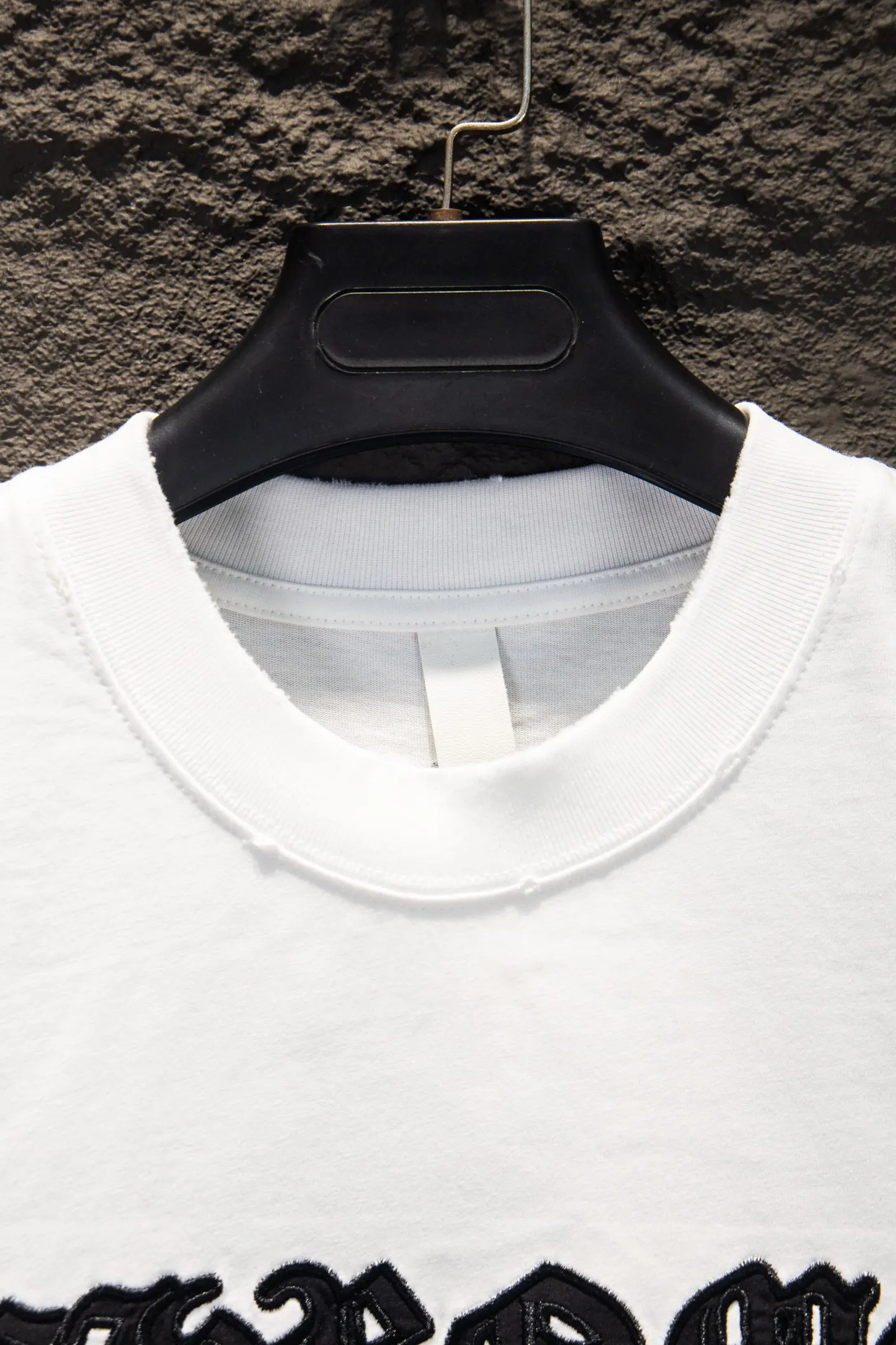 Logo Embroidered Oversized Cotton T-Shirt D13514940 — view 3