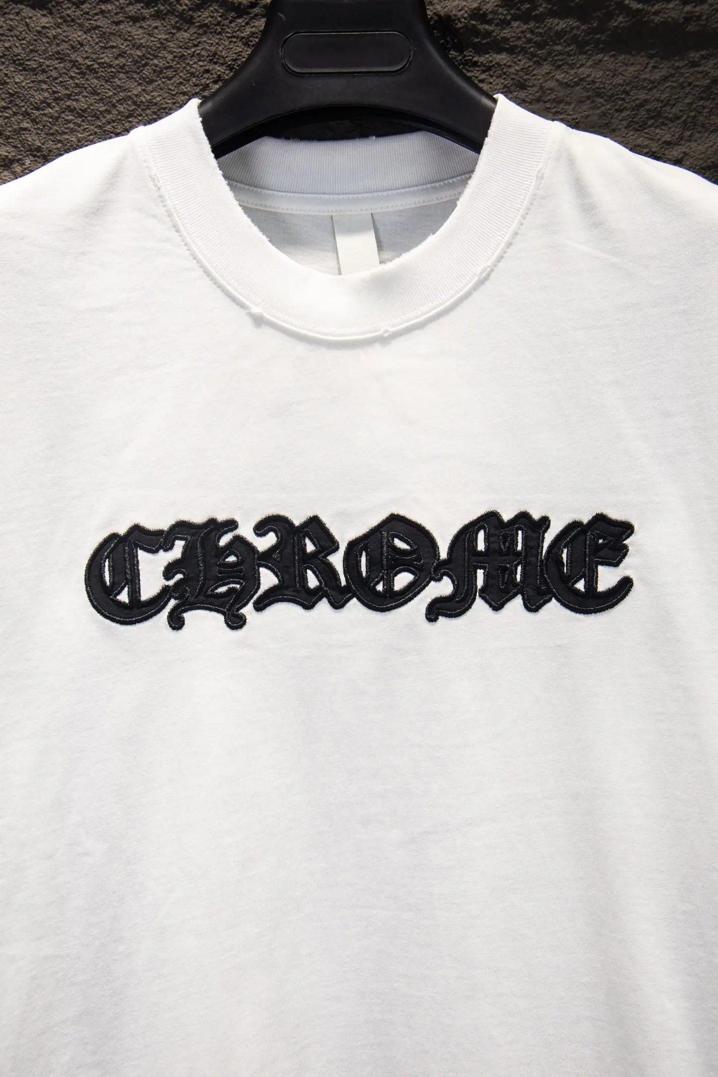 Logo Embroidered Oversized Cotton T-Shirt D13514940 — view 4