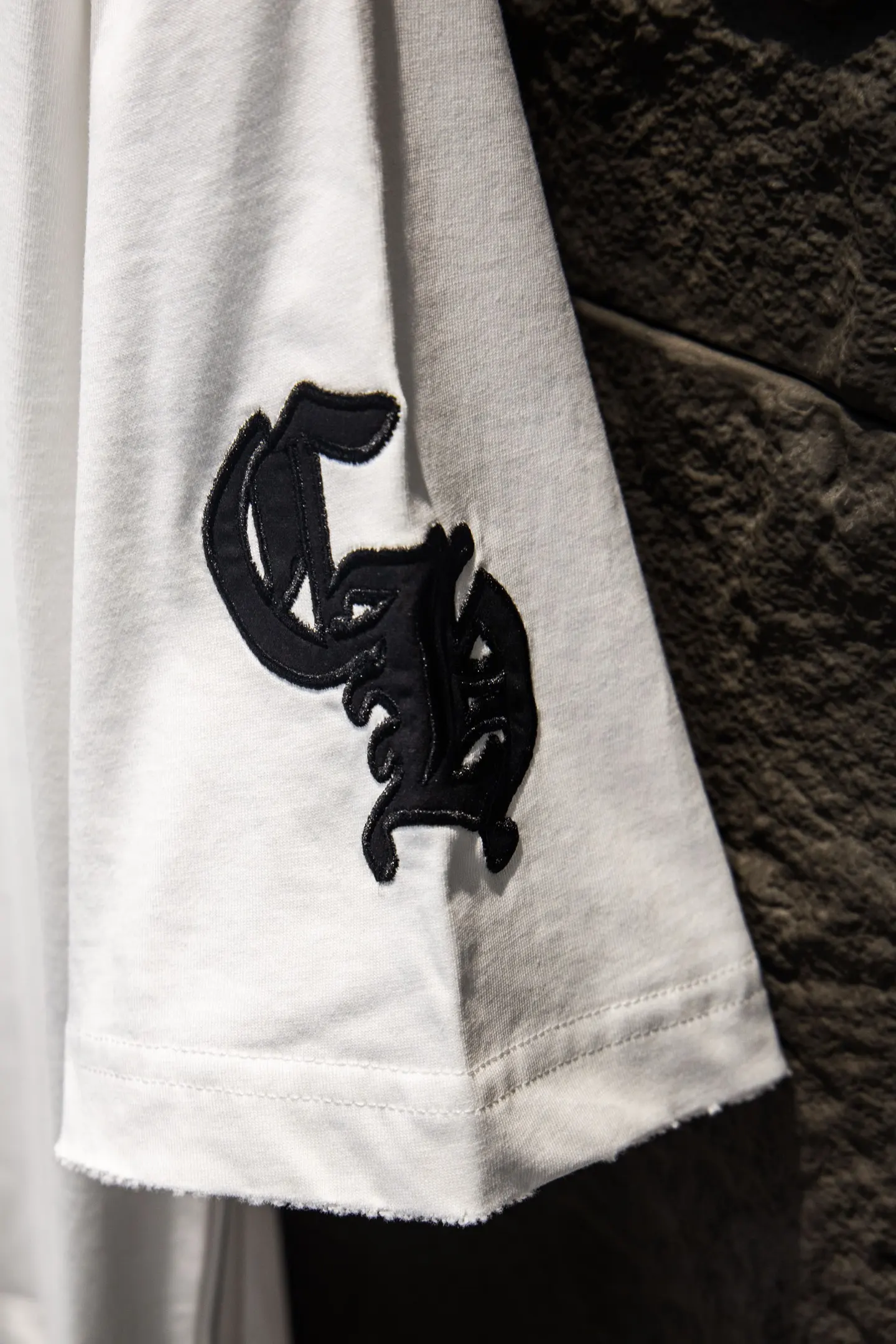 Logo Embroidered Oversized Cotton T-Shirt D13514940 — view 6