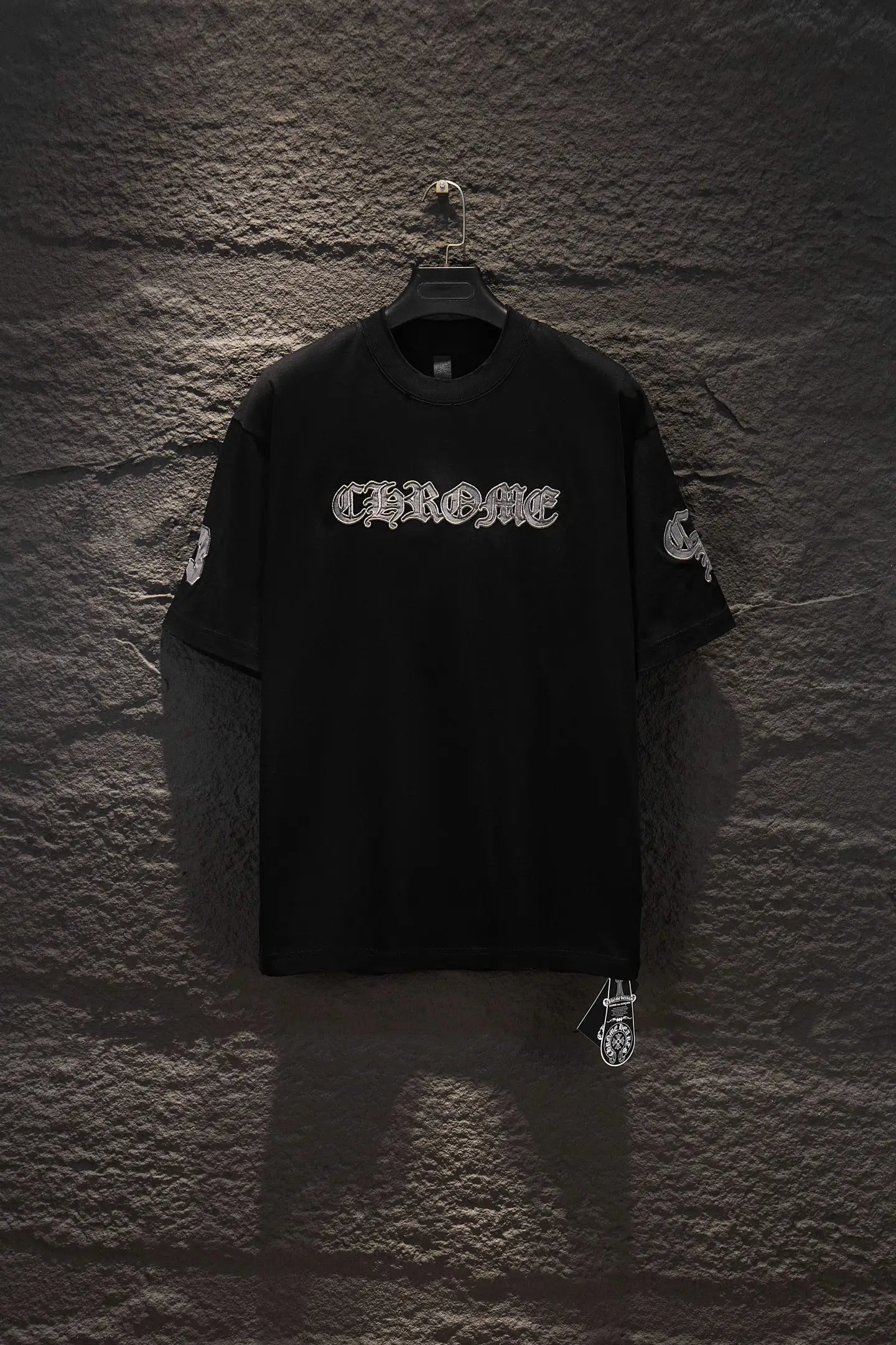 Embroidered Logo Oversized Cotton T-Shirt D13514941