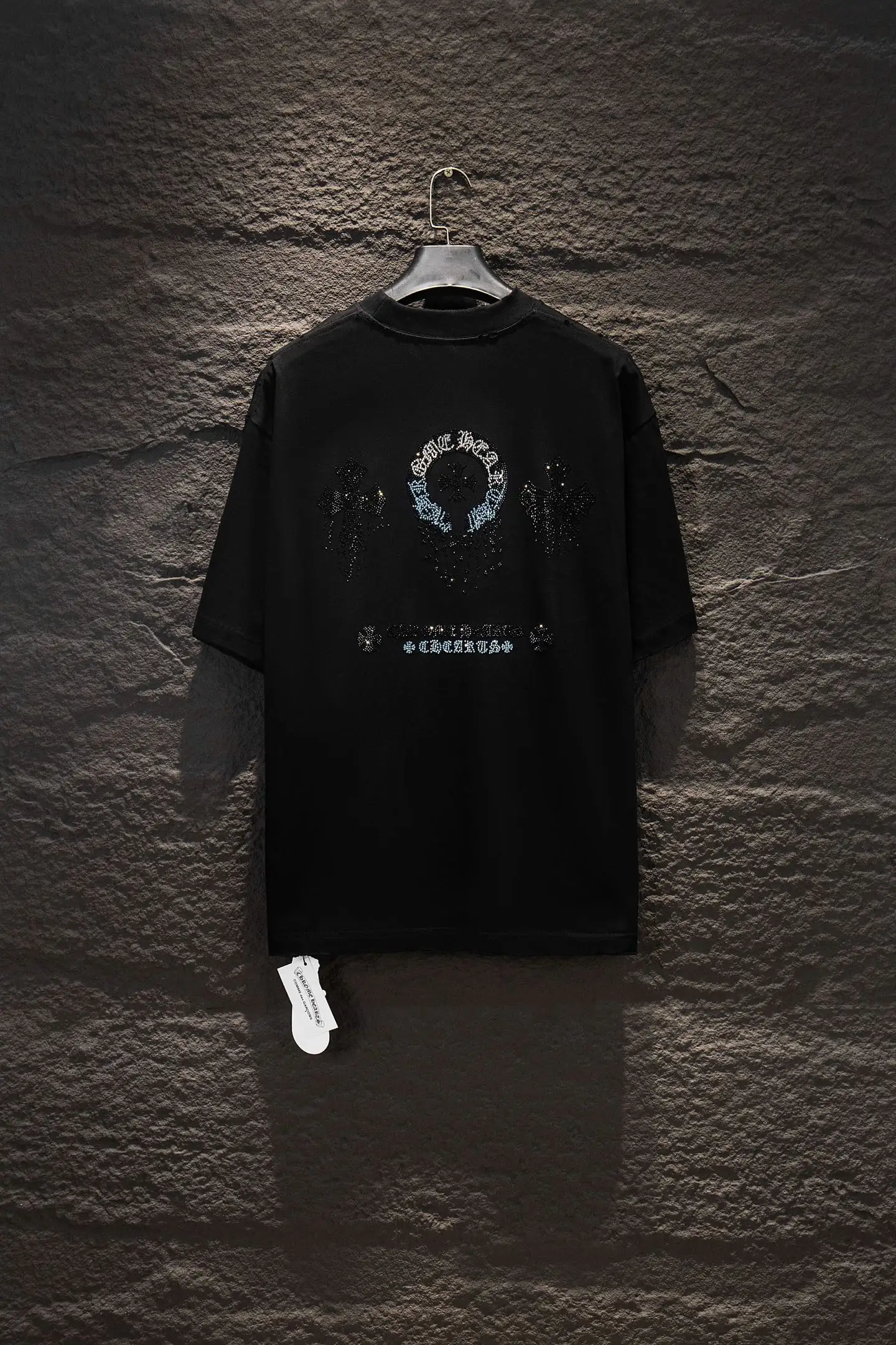 Rhinestone Embellished Oversized T-Shirt D12914939 — view 2