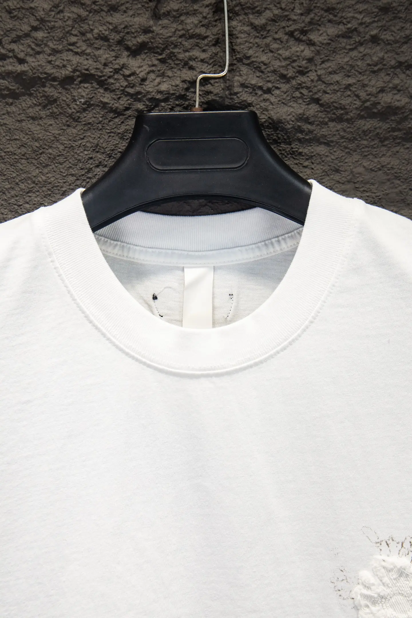 Oversized Embroidered Cotton T-Shirt D12914936 — view 3