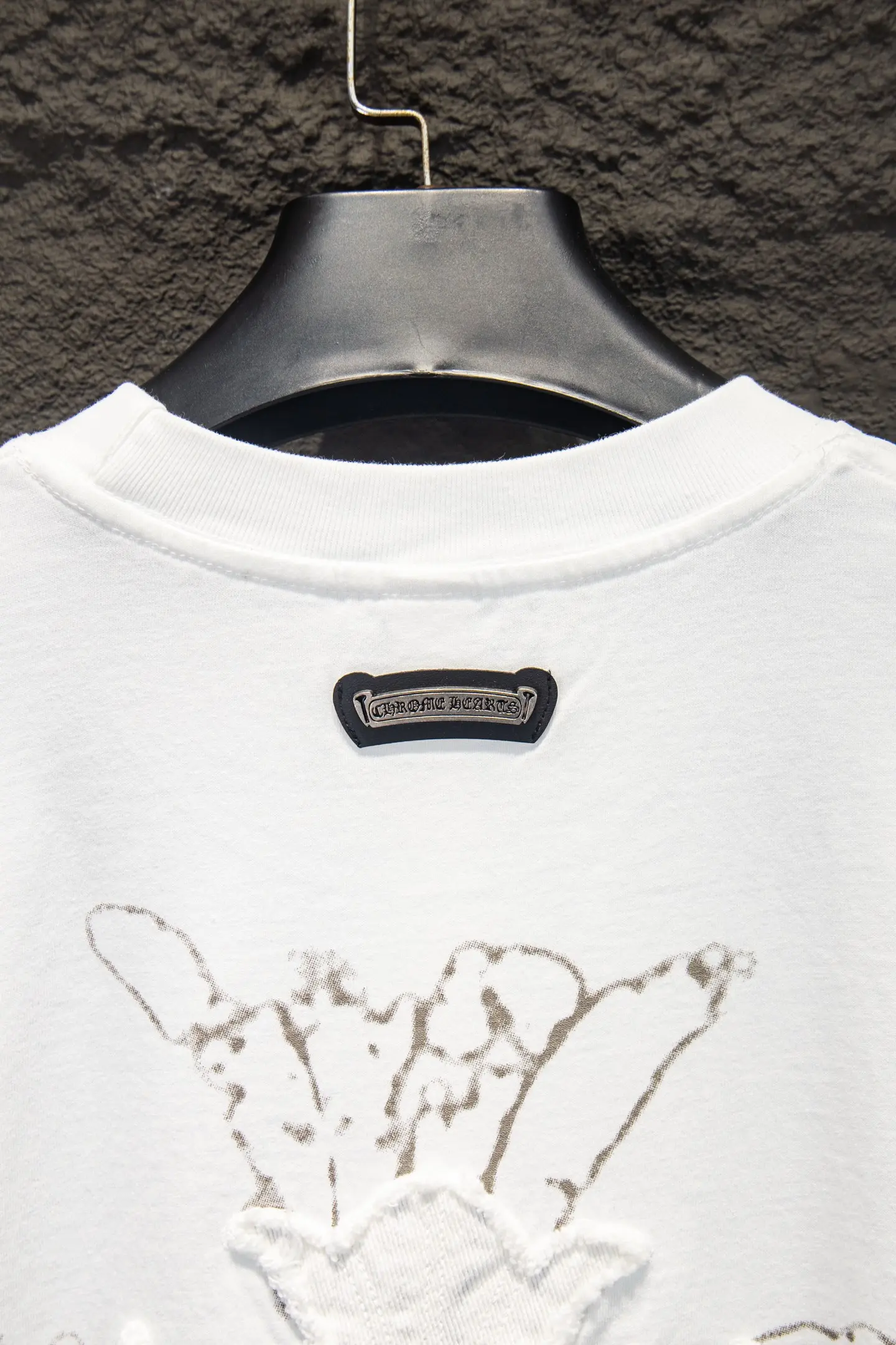 Oversized Embroidered Cotton T-Shirt D12914936 — view 7